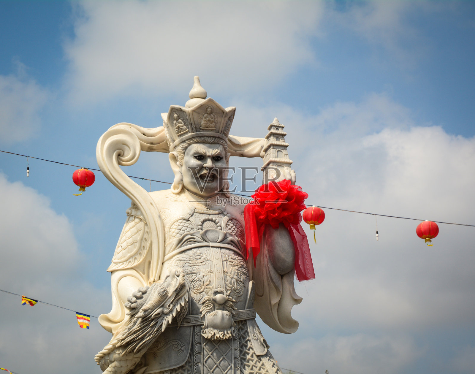 越南湄公河三角洲的中国宝塔照片摄影图片