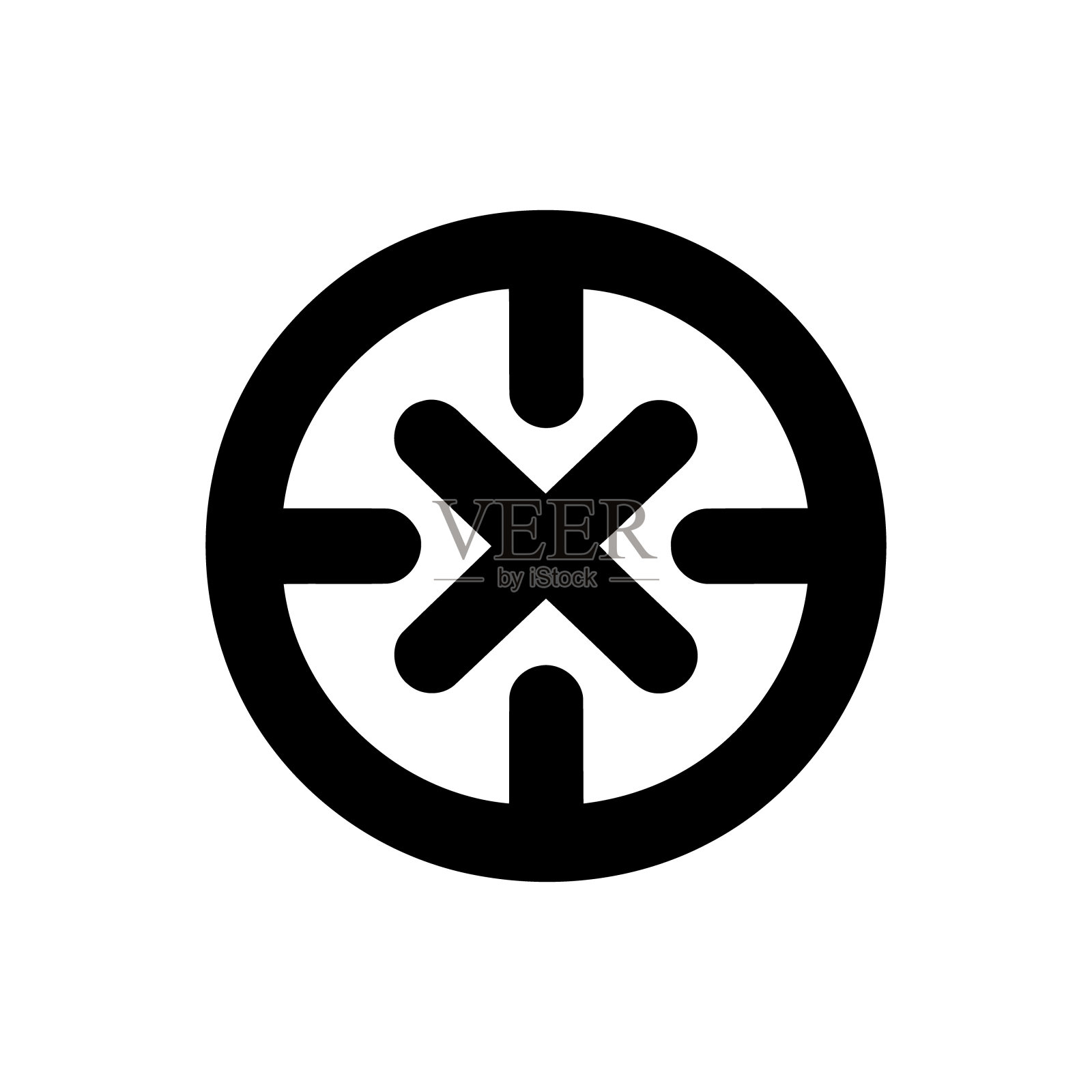 牛眼灯的图标图标素材