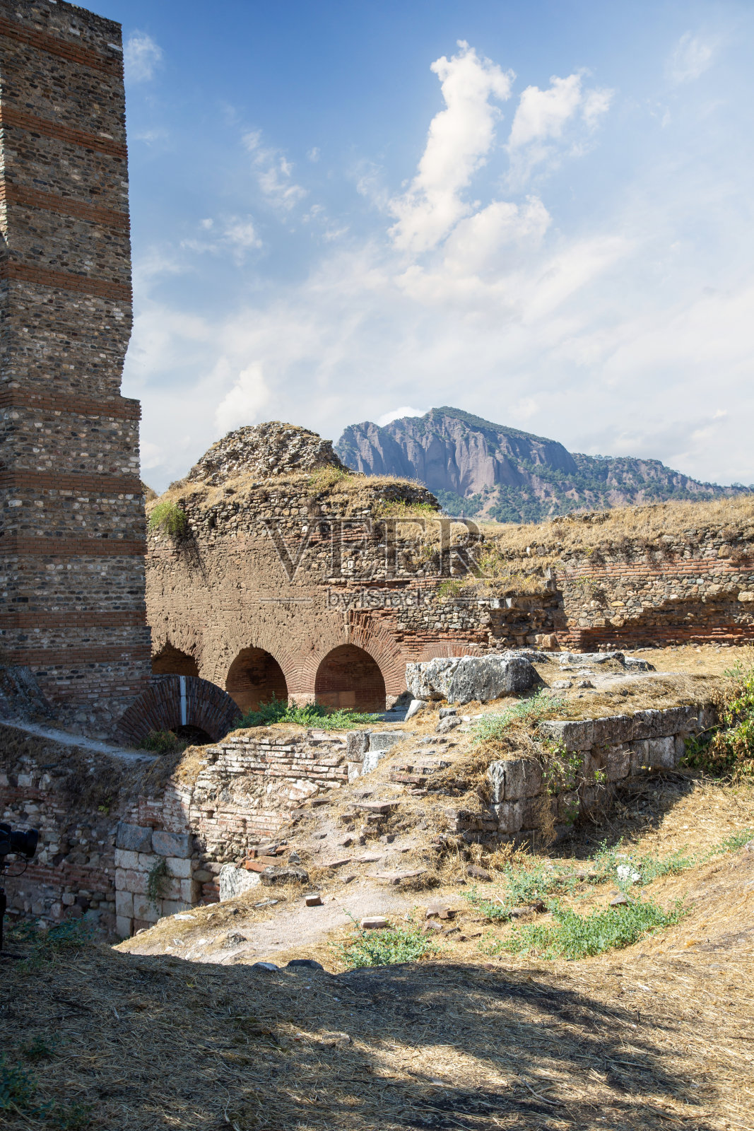 萨迪斯古城,马尼萨。火鸡照片摄影图片