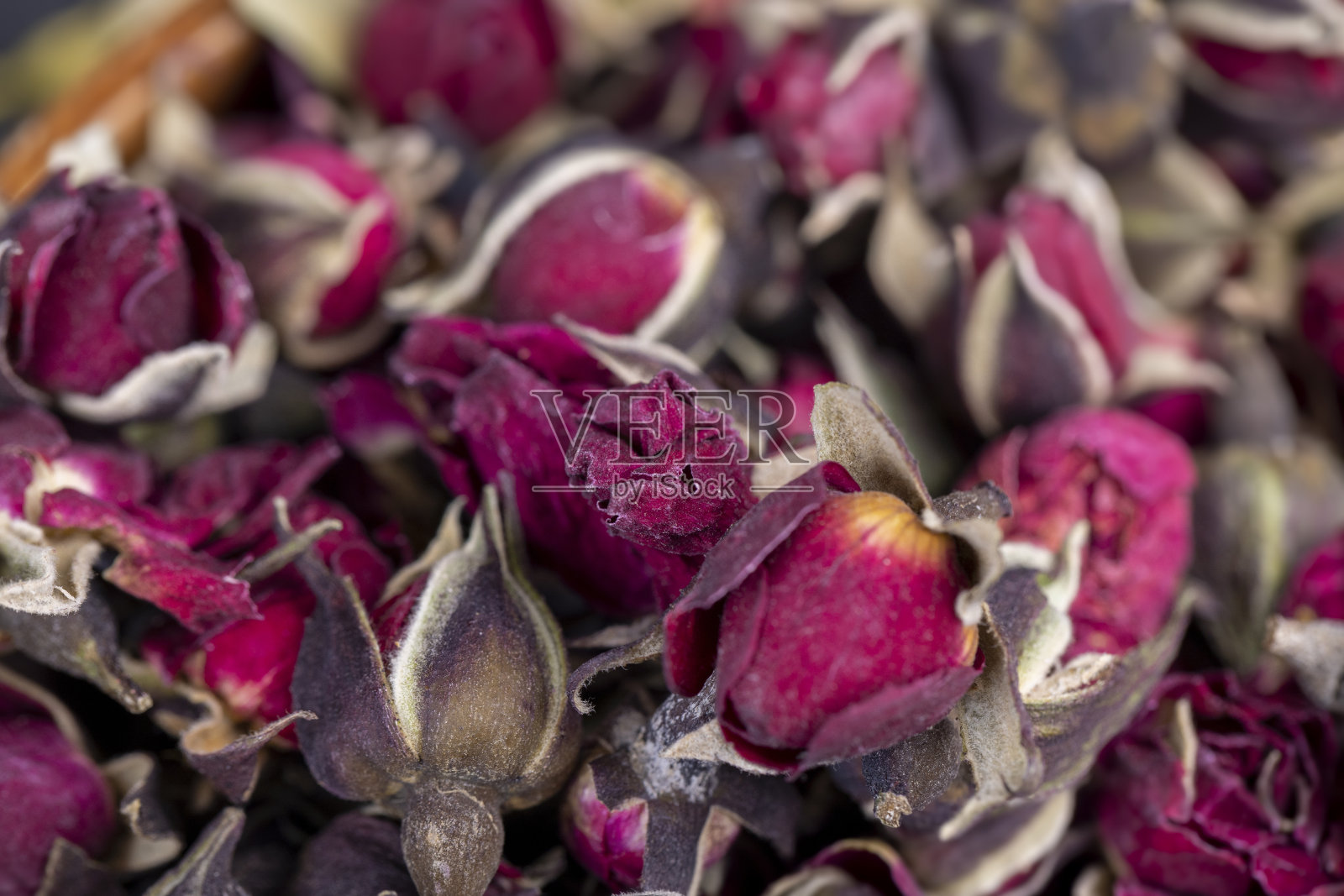 干红玫瑰,用于添加和泡茶照片摄影图片