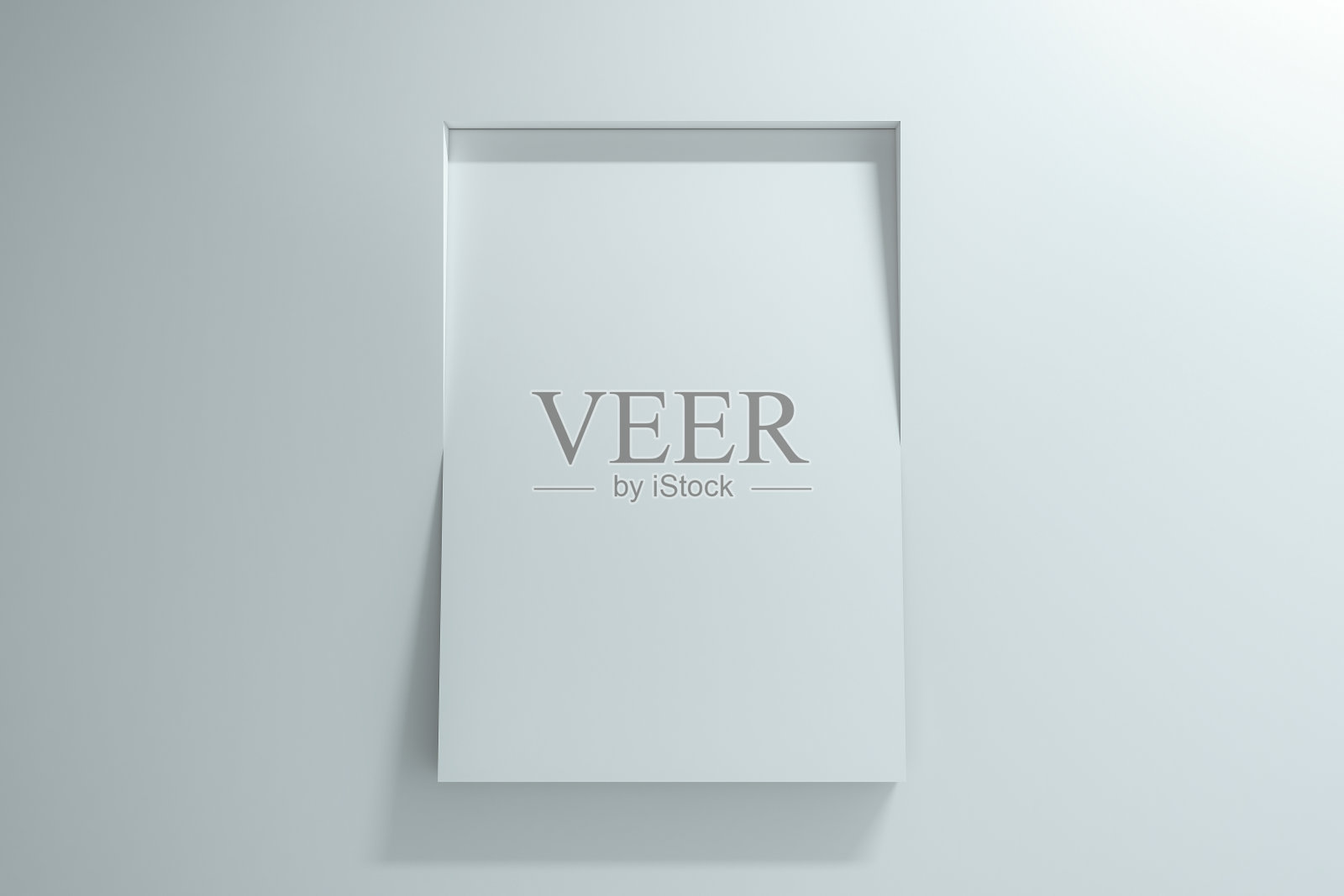 倾斜百叶墙垂直海报模型照片摄影图片