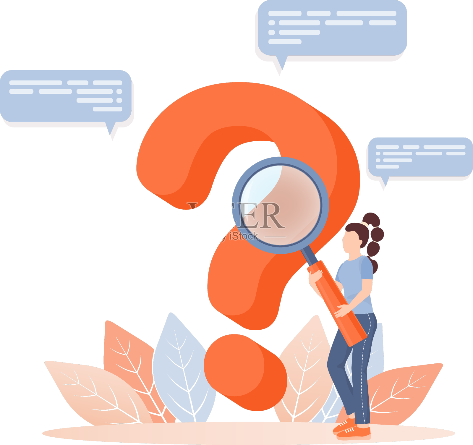 3d问题让人的登陆页面设计平坦设计元素图片