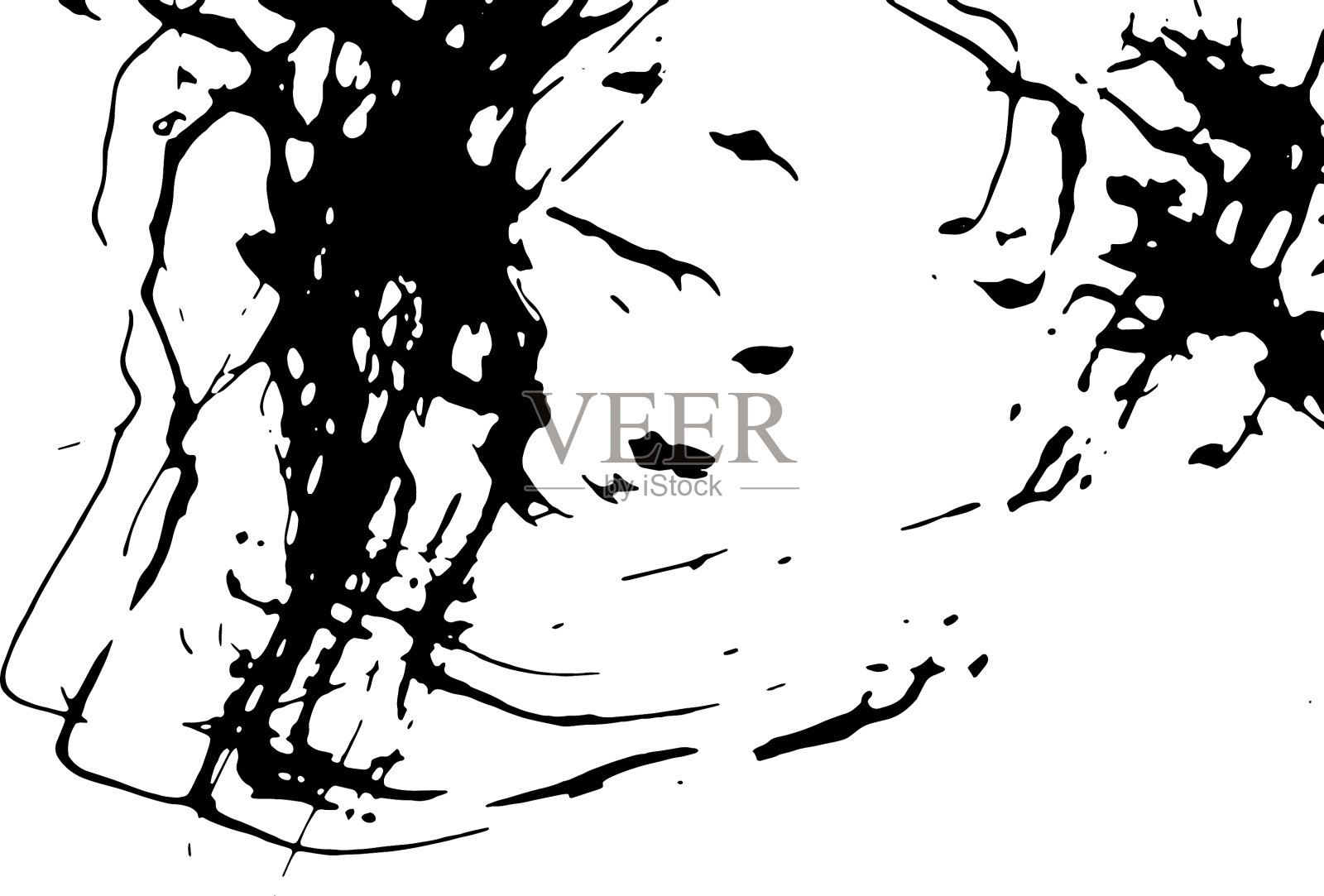 质朴的裂纹纹理,有许多裂纹和插画图片素材