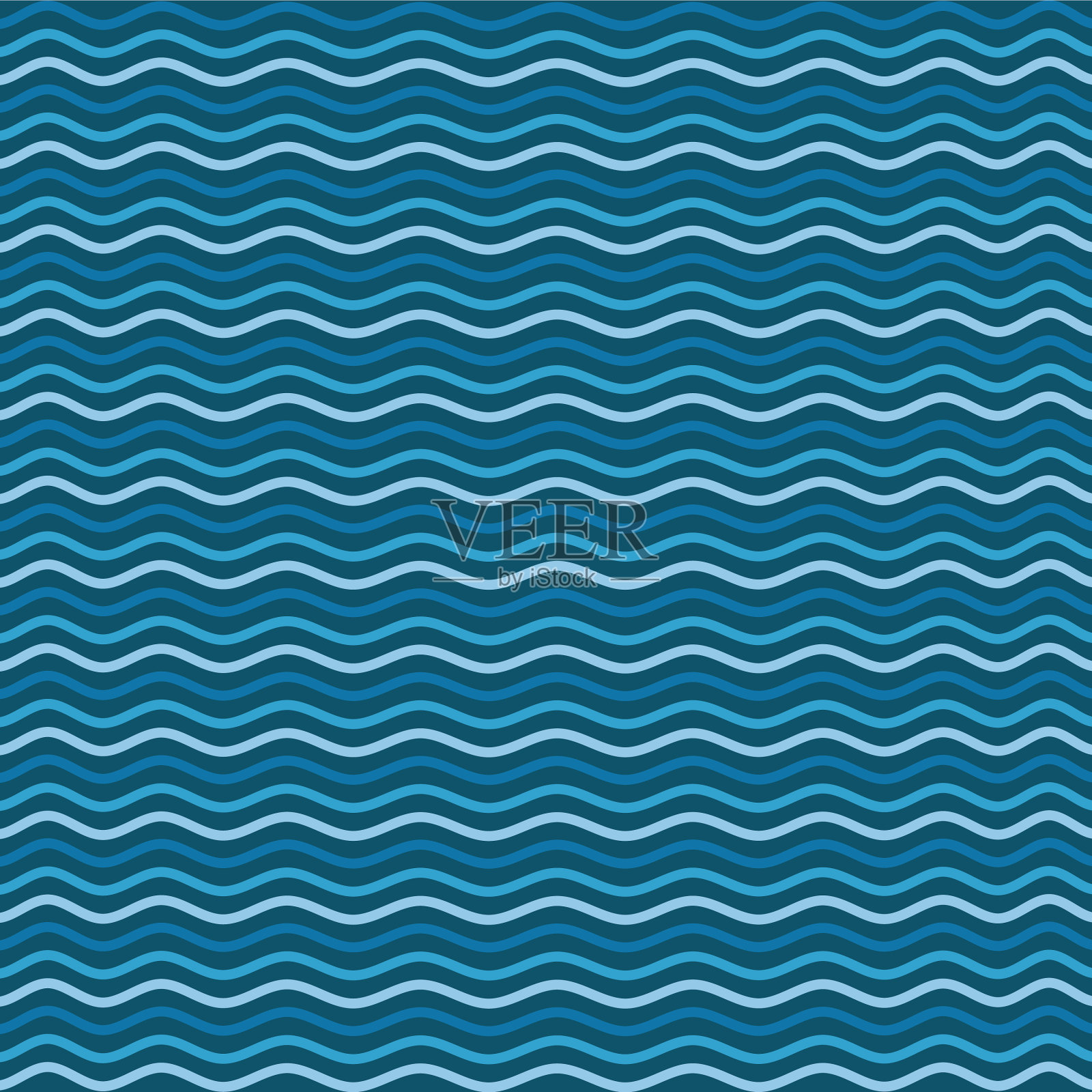 海浪沙滩主题背景图案插画图片素材