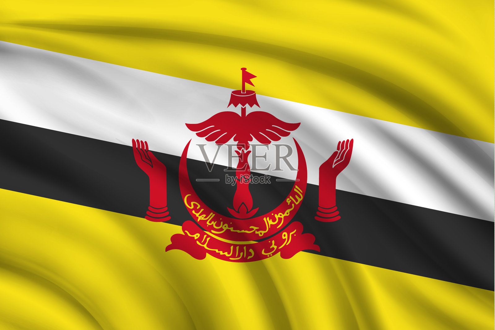 文莱旗插画图片素材