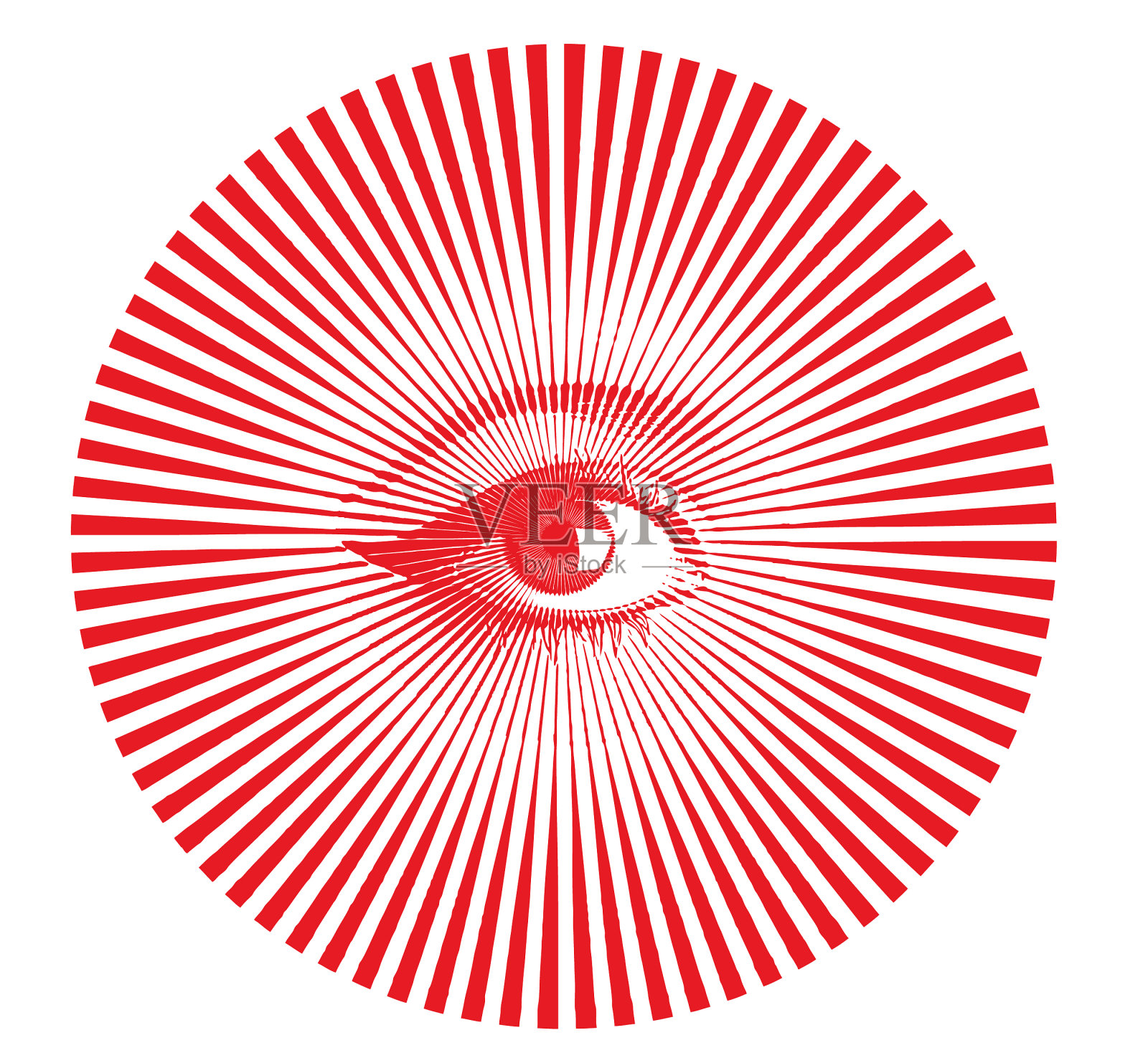 所有看得见的眼睛围成一圈插画图片素材