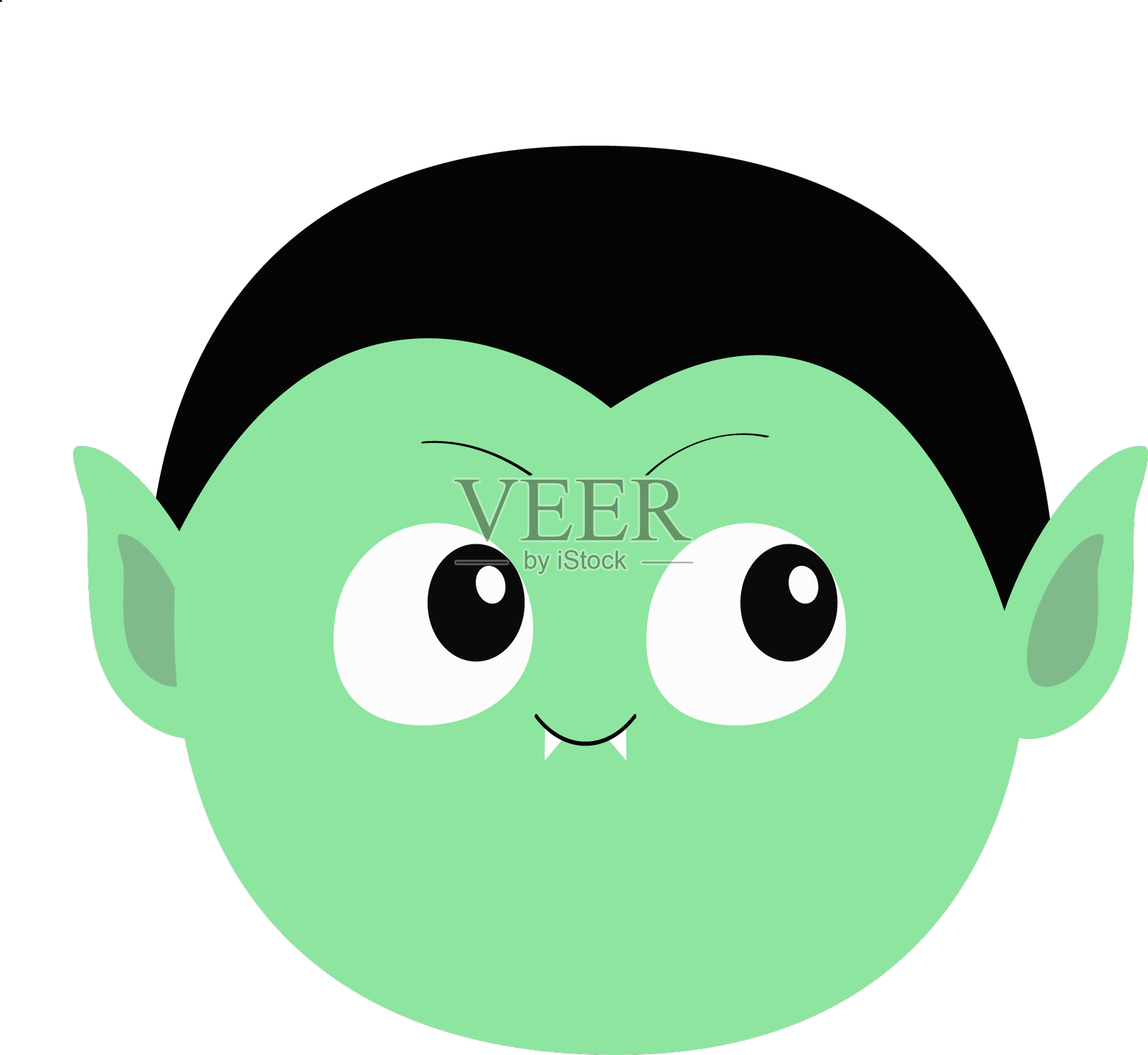 数德古拉圆头可爱卡通搞笑设计元素图片