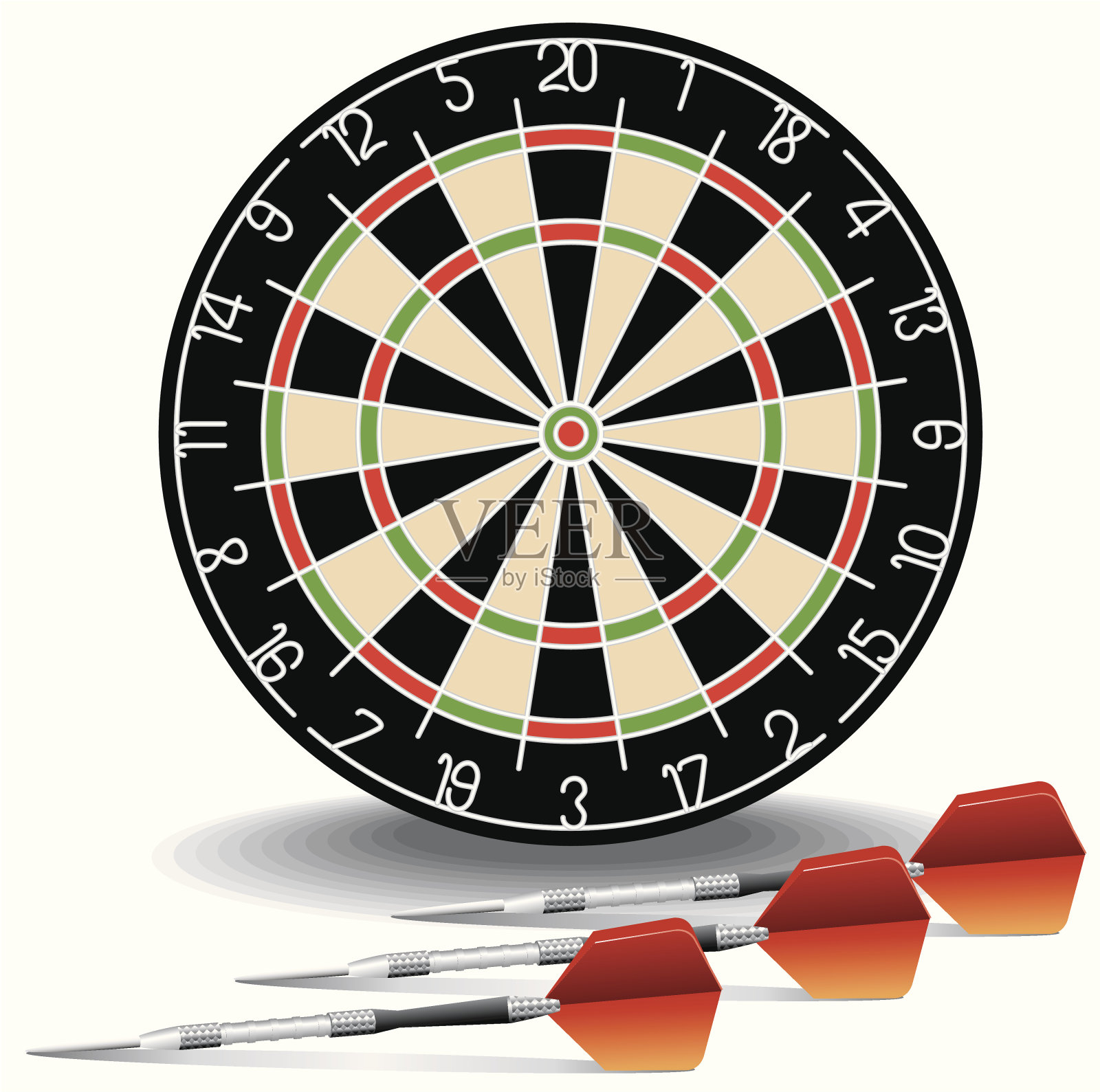 飞镖插画图片素材