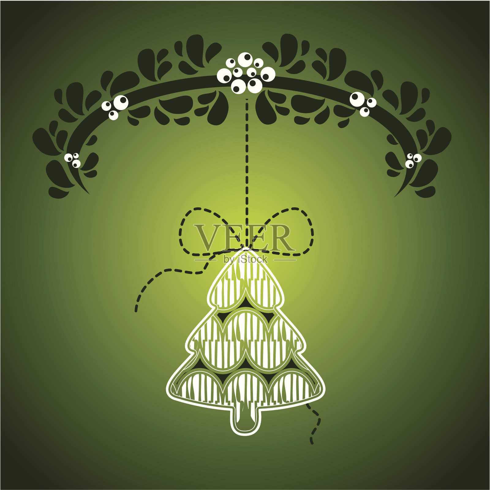 圣诞装饰,树设计模板素材