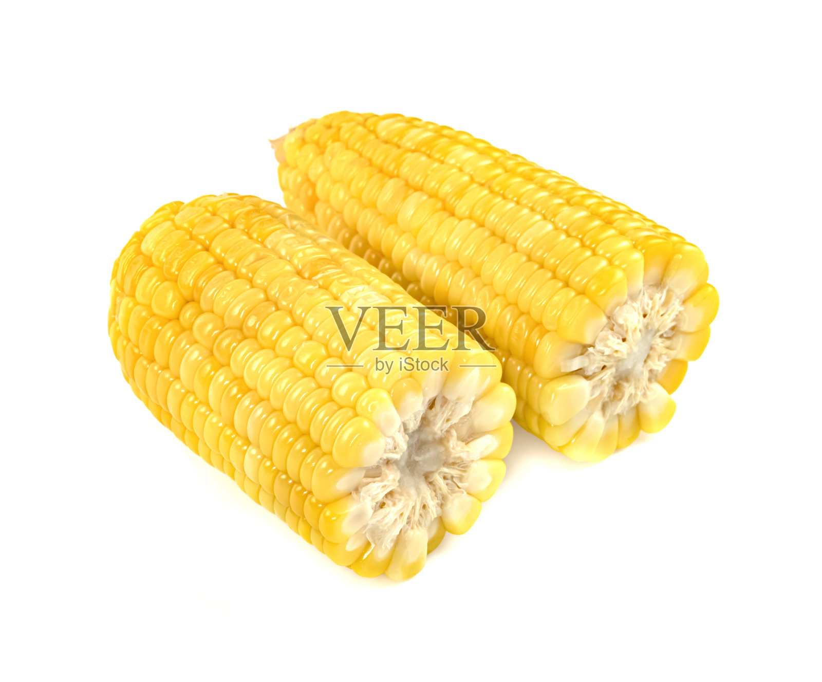 玉米孤立在白色背景上照片摄影图片