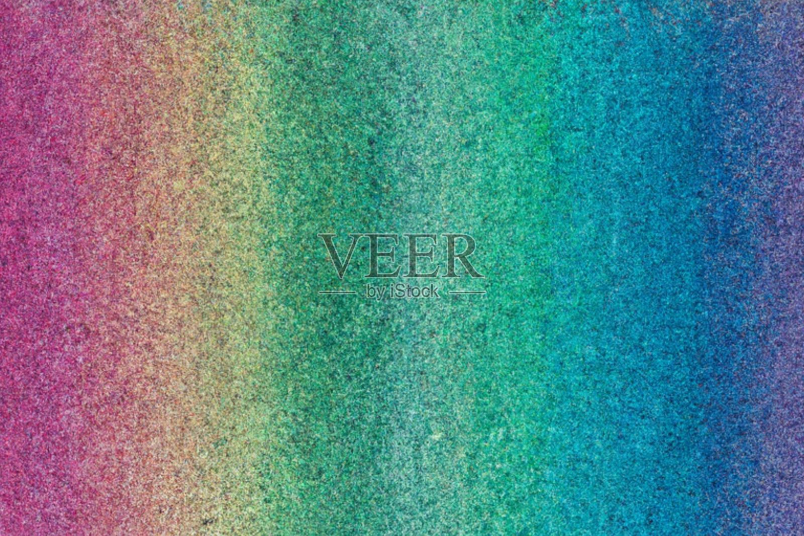 在一个平面上表示的闪光颜色的光谱照片摄影图片