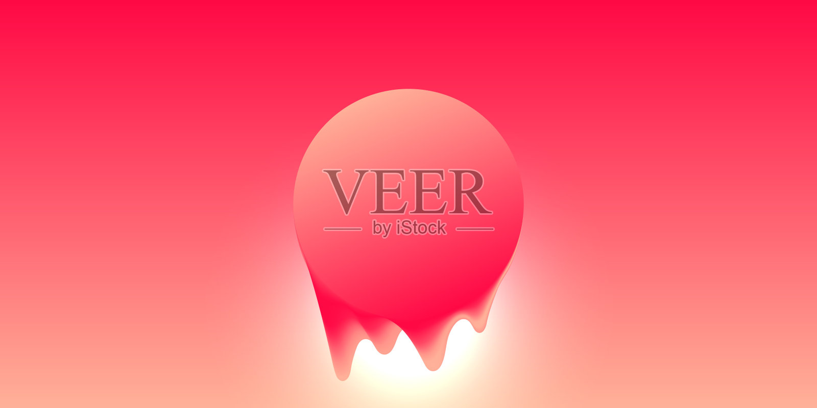 抽象设计-红色液体形状-时尚背景插画图片素材