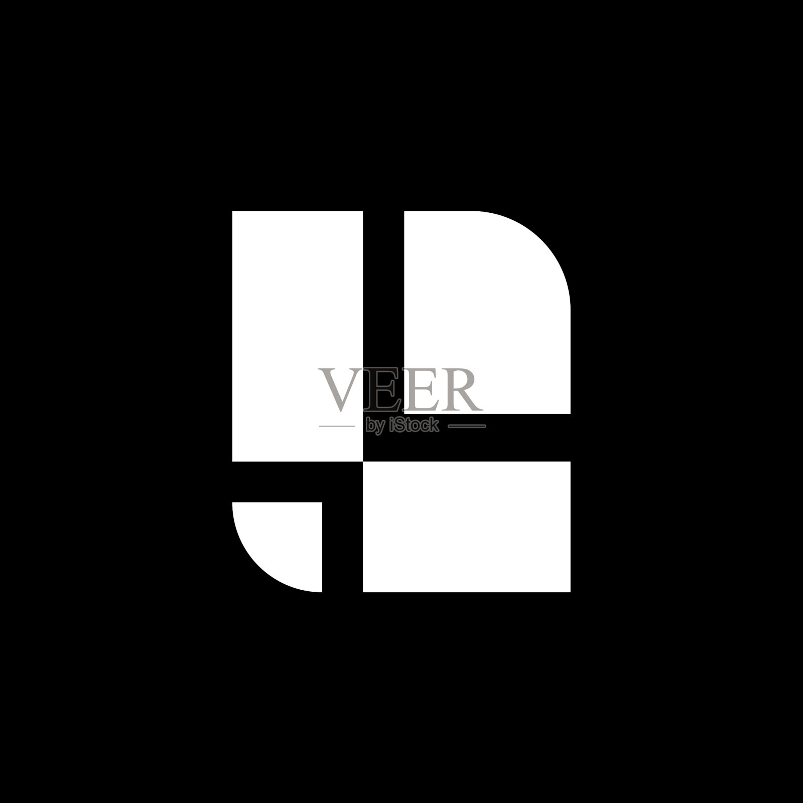 L字标志套装插画图片素材