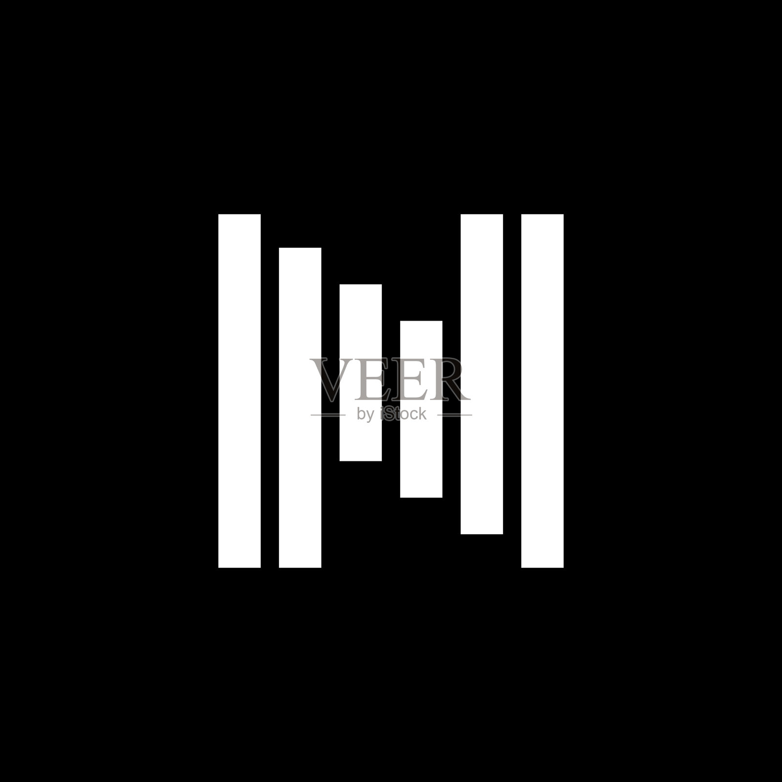 字母N标志插画图片素材