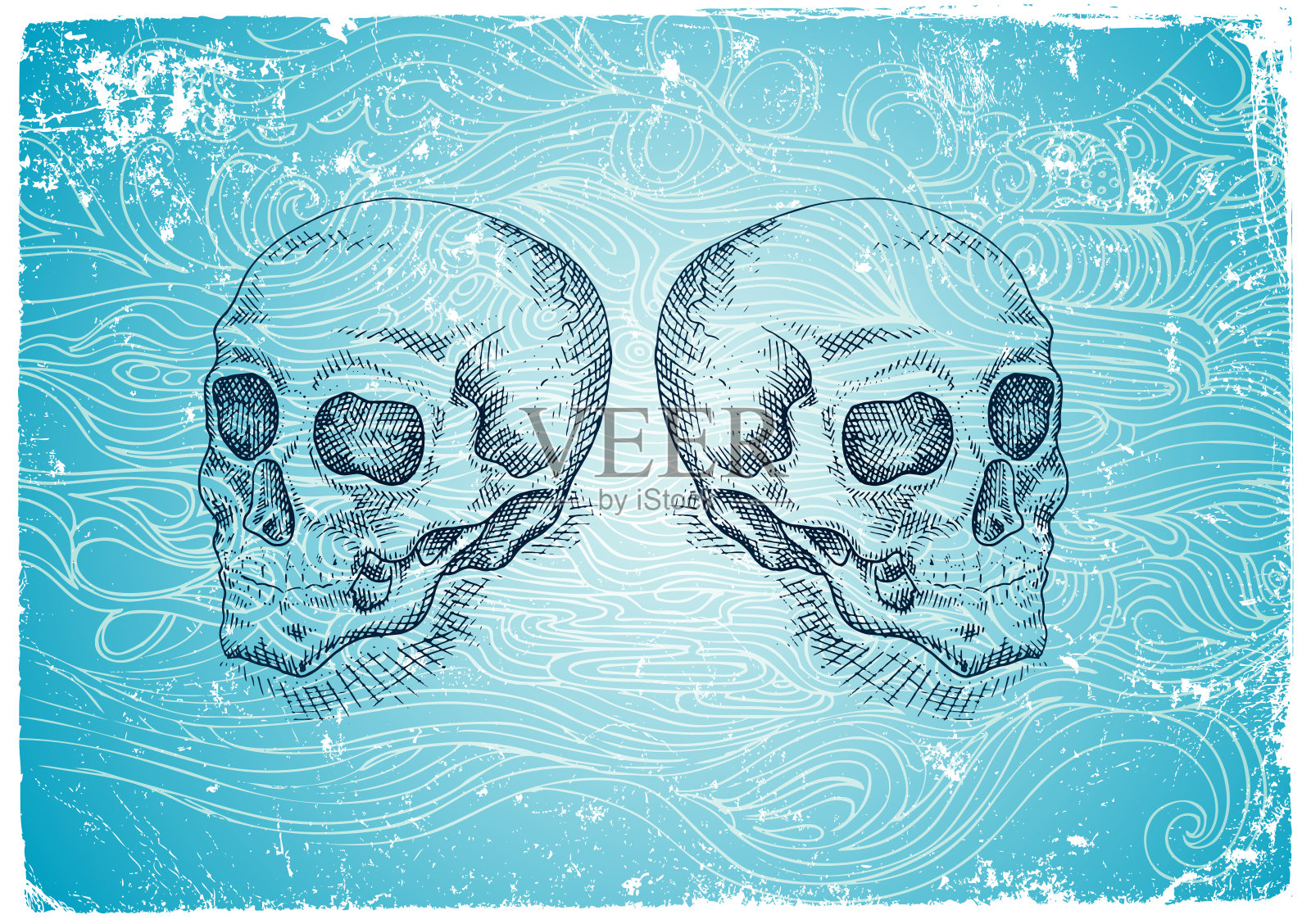 永远在一起插画图片素材