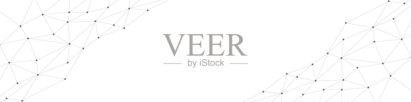 抽象几何背景。Plexus mesh背景。向量插画图片素材