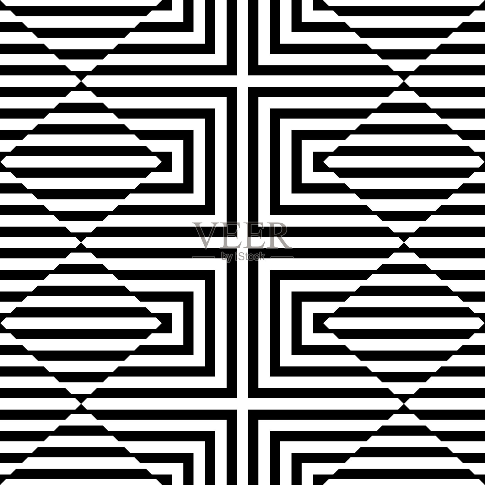 不同的格子条纹图案插画图片素材