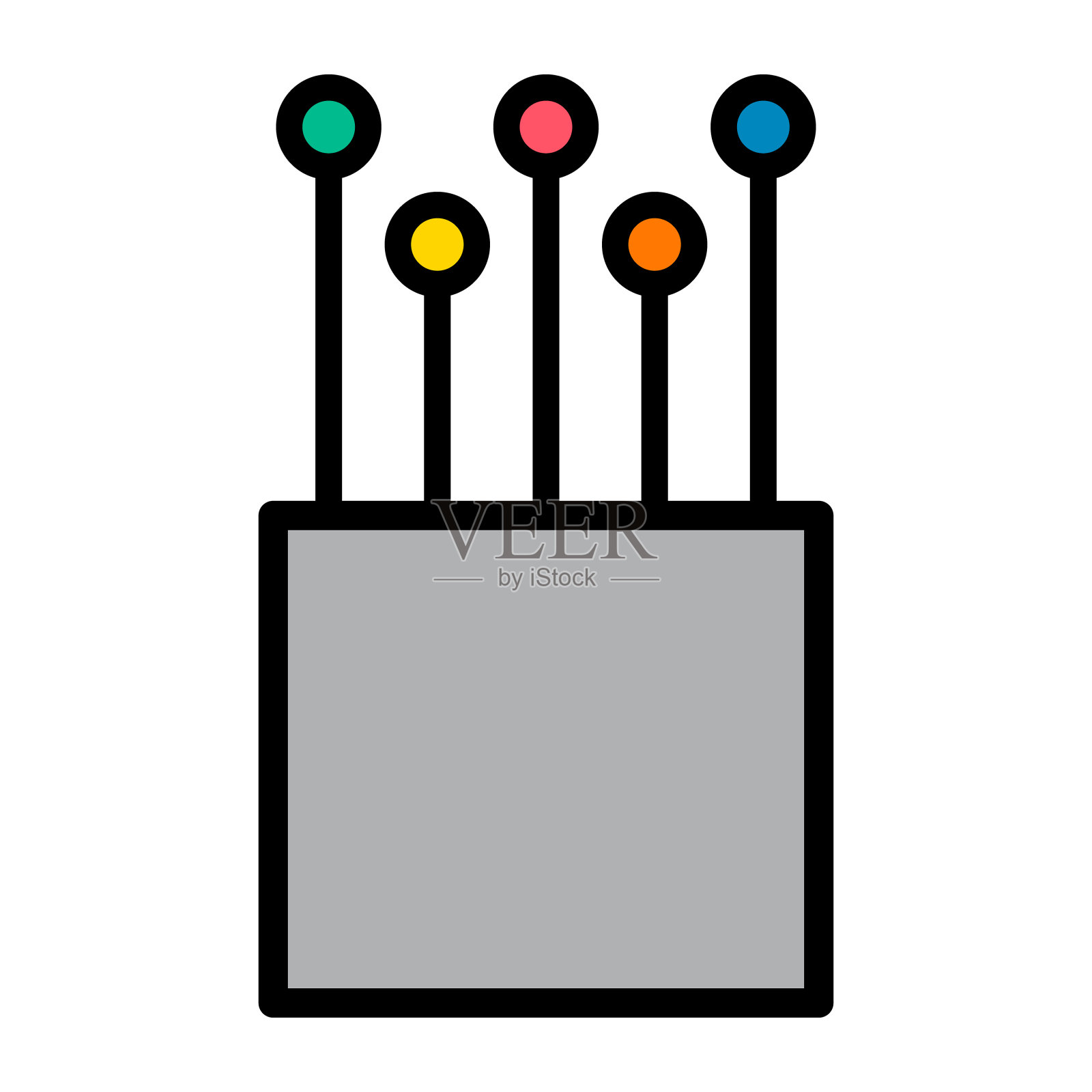 光缆图标,技术信息有线网络,数字互联网矢量图图标素材