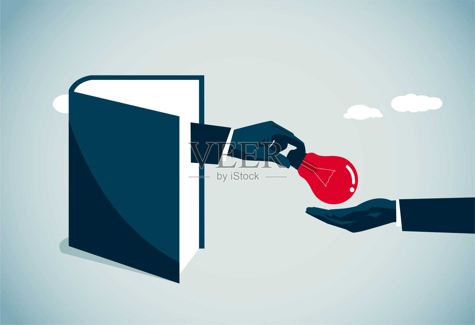 获取知识插画图片素材