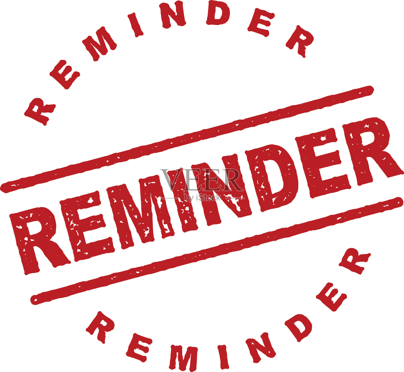 红色橡皮图章图标上透明的背景插画图片素材