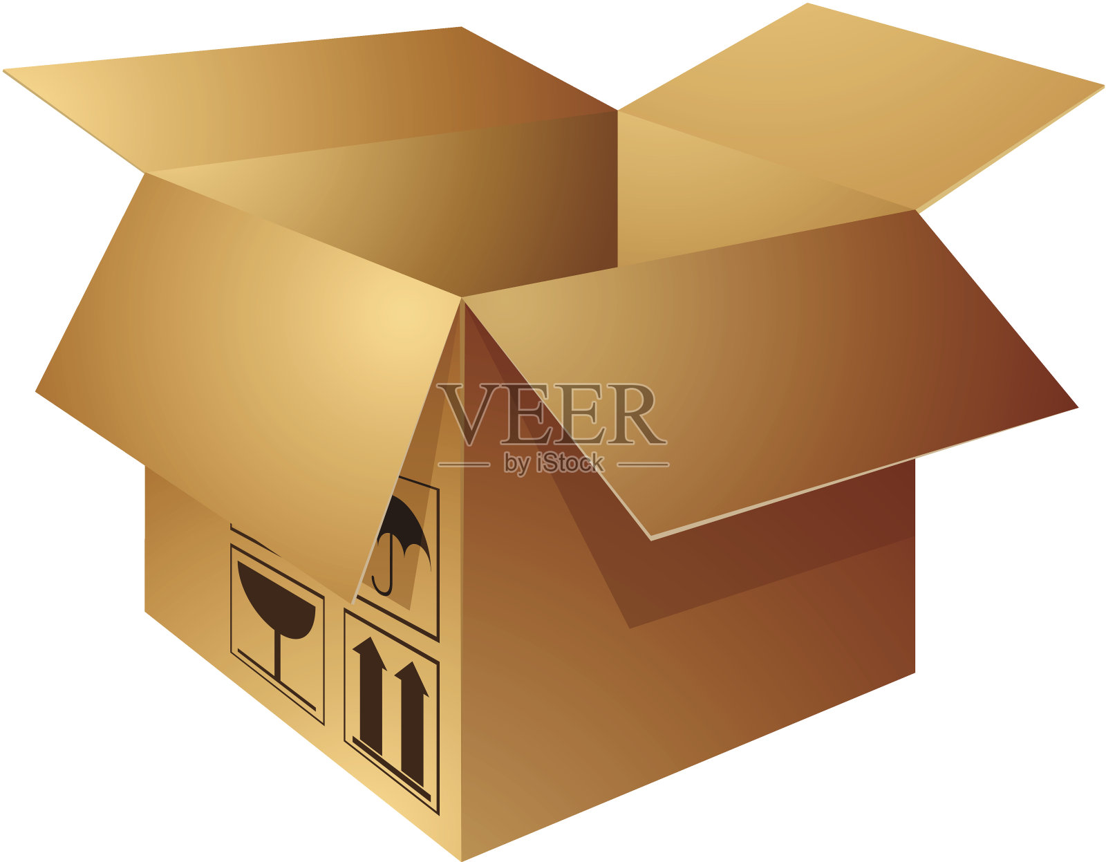 纸箱插画图片素材