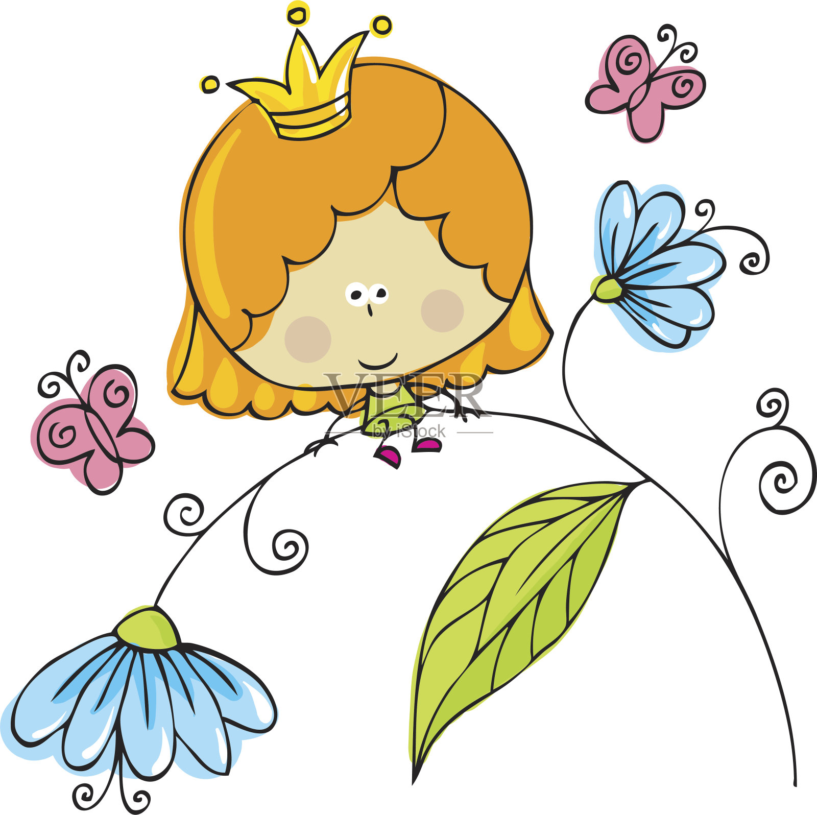 小仙女插画图片素材