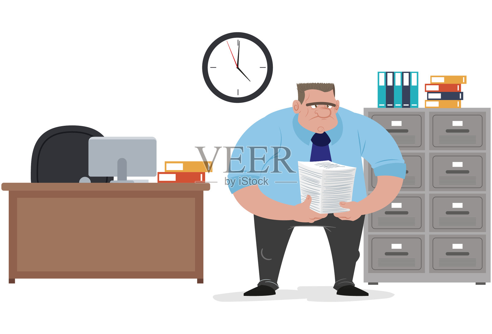 桌面是每个人的桌面插画图片素材