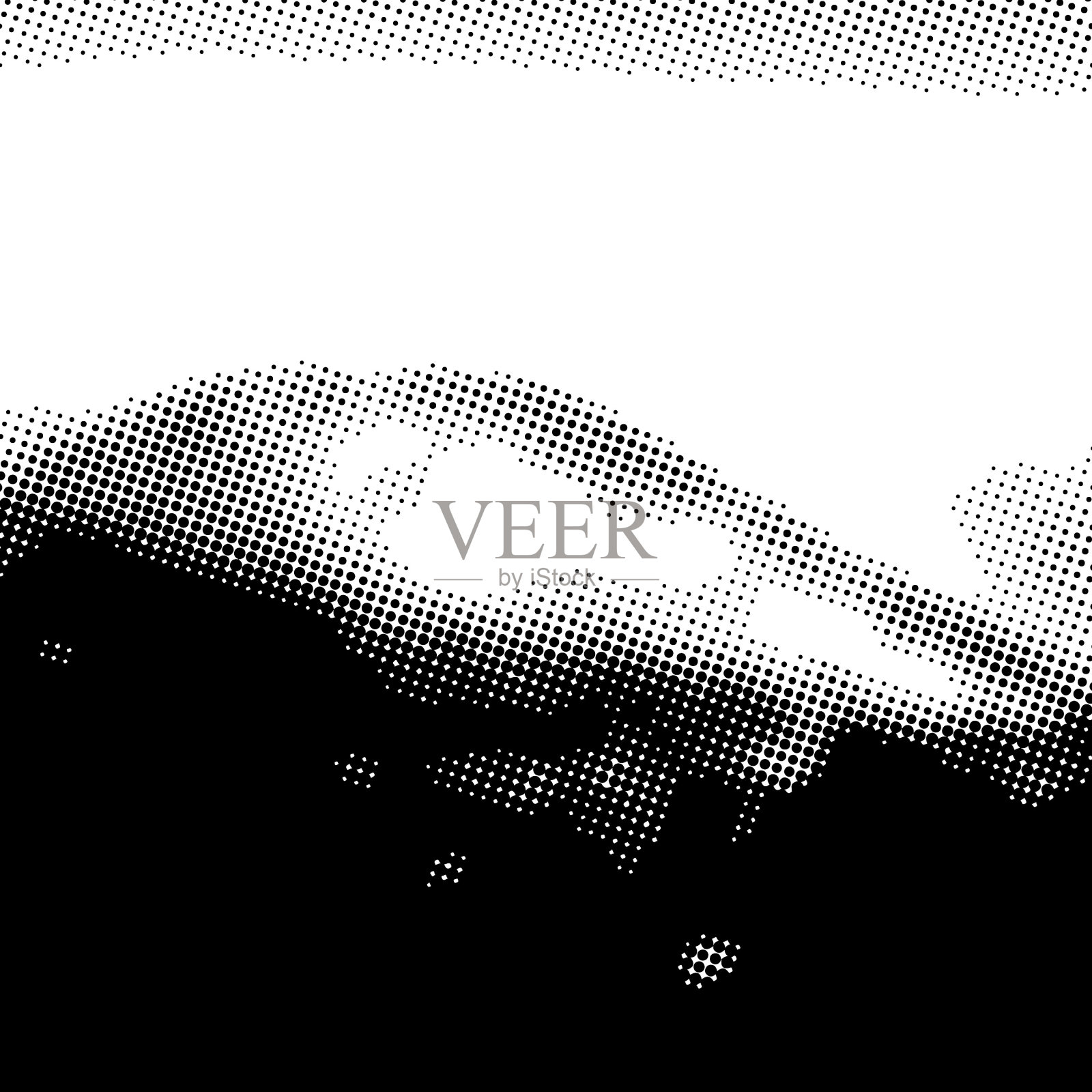 抽象的半色调Grunge纹理背景插画图片素材