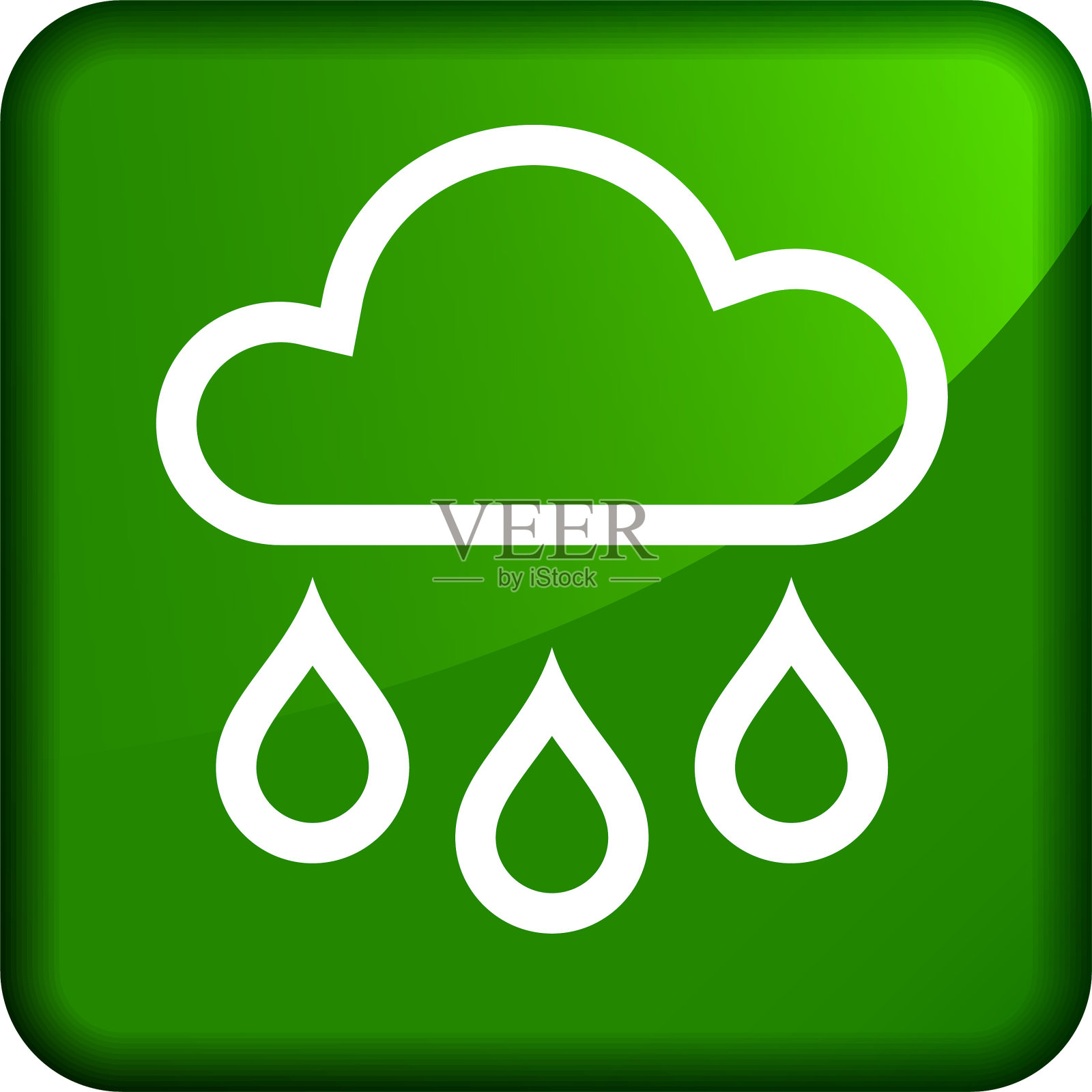 云与雨的图标插画图片素材