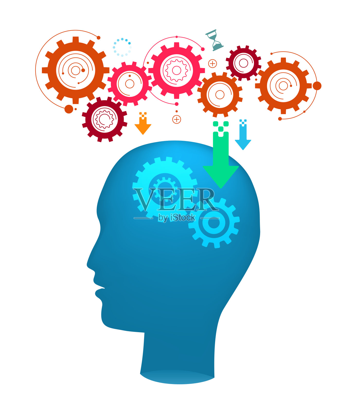 头脑风暴插画图片素材