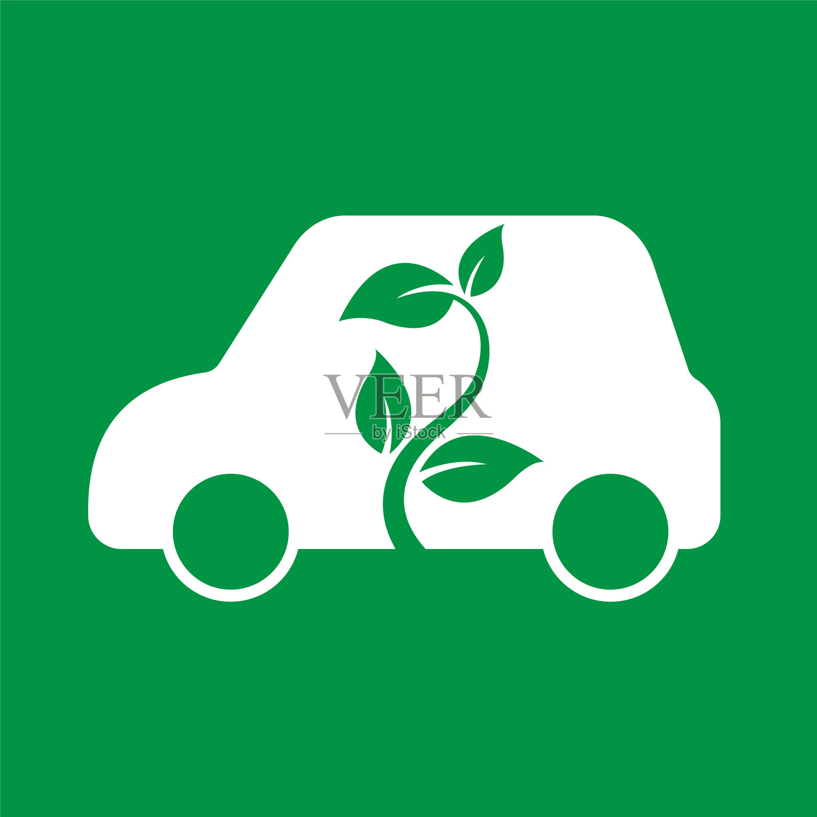 环保的车插画图片素材