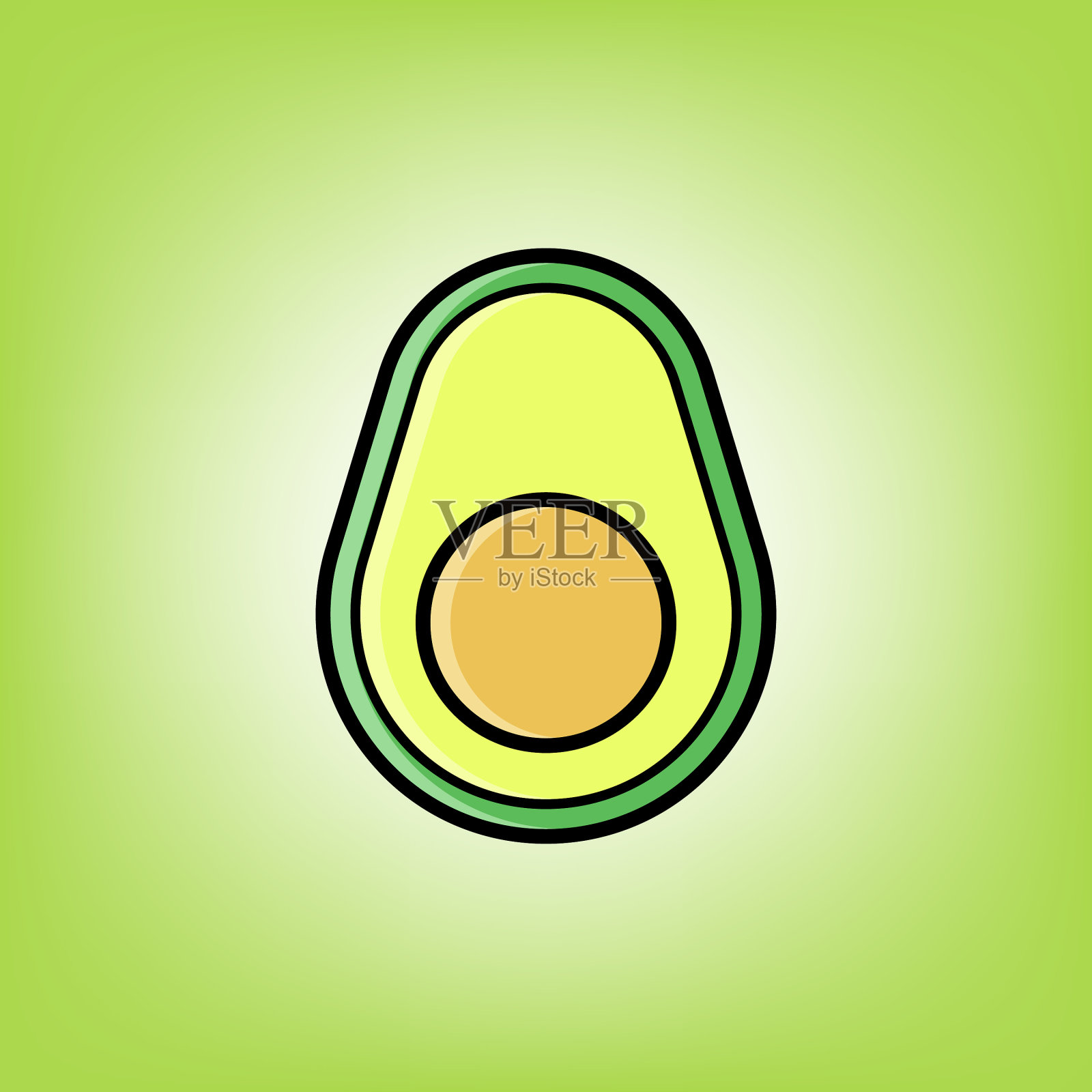 鳄梨设计说明设计元素图片