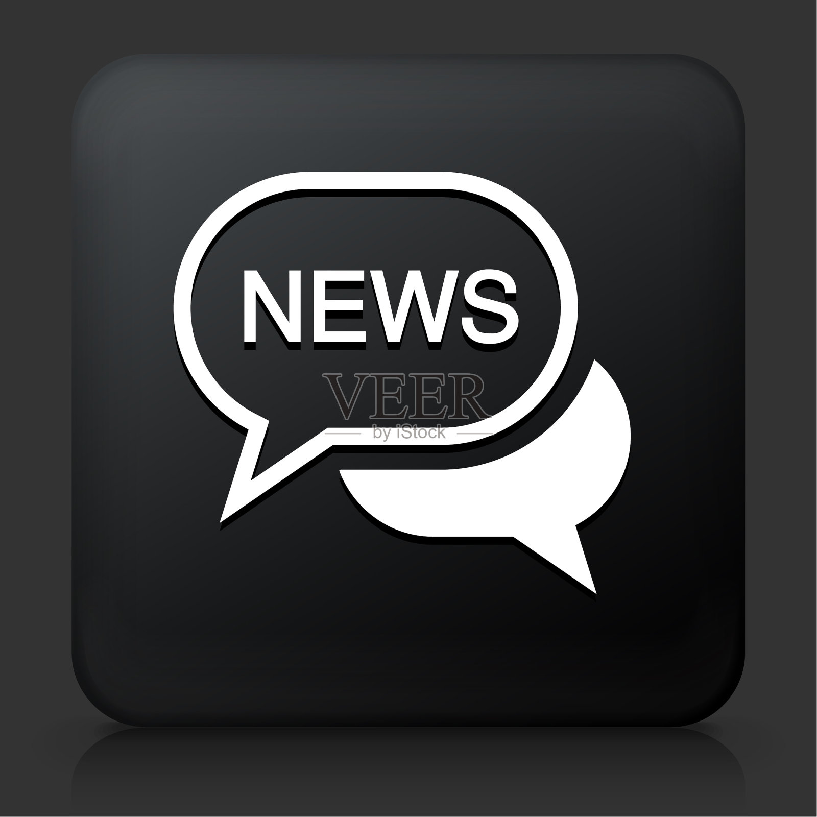 新闻文本气泡图标插画图片素材