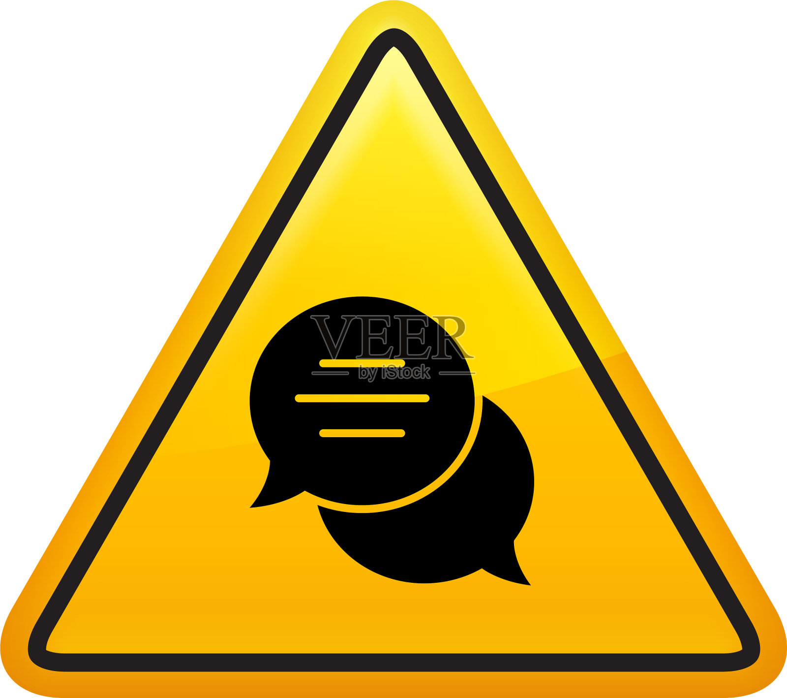 聊天气泡图标插画图片素材