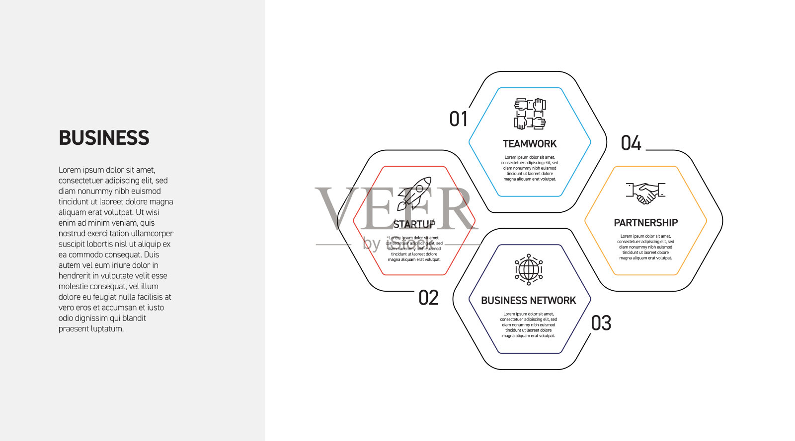 业务相关流程信息图设计插画图片素材