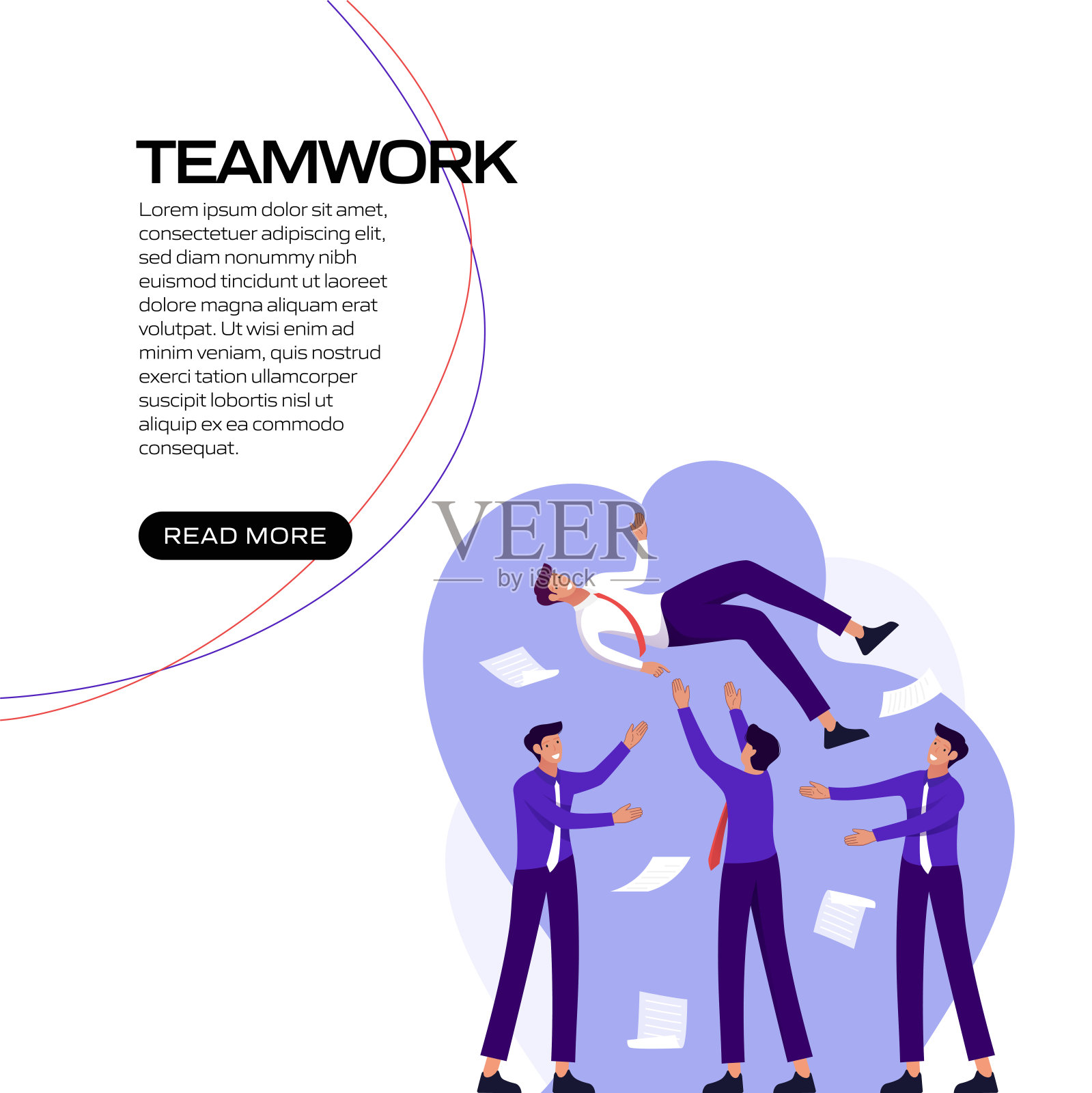 核心价值概念矢量插图网站横幅,广告和营销材料,在线广告,业务演示等。插画图片素材