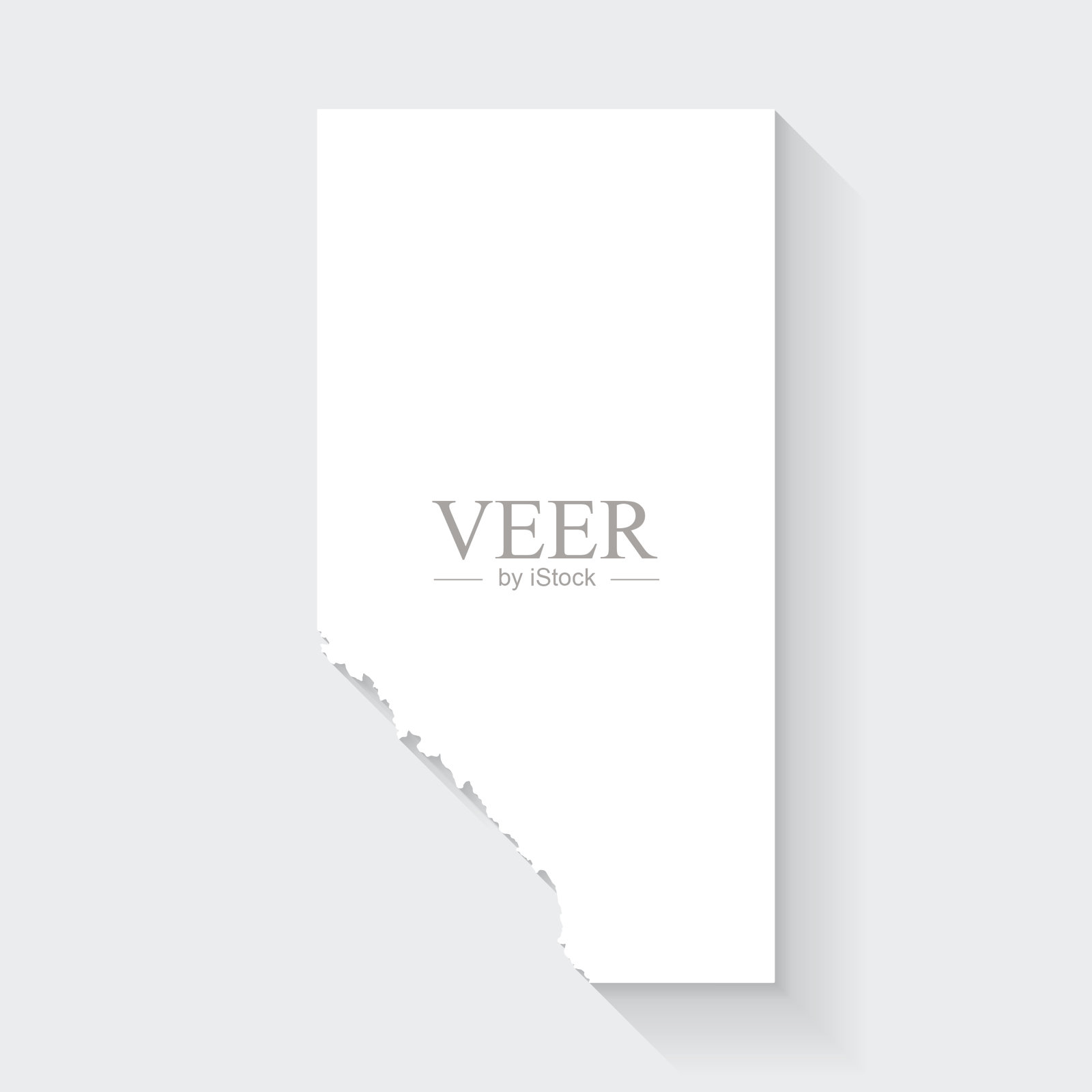 阿尔伯塔省地图与空白背景的长阴影-平面设计插画图片素材