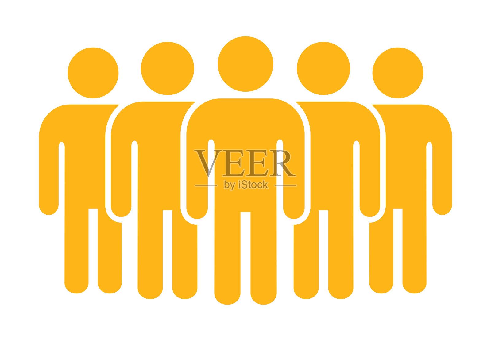 象征,人的象征。矢量文件插画图片素材