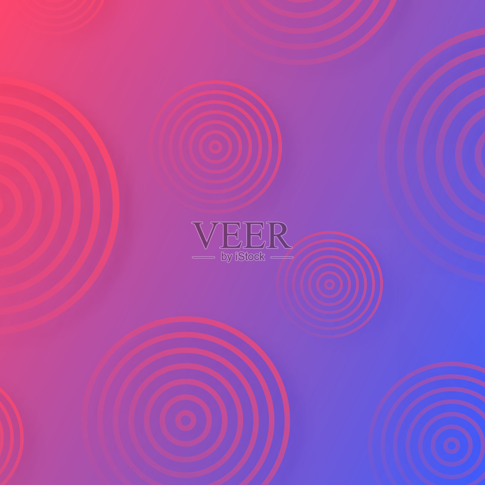 用紫色圆圈抽象渐变背景插画图片素材