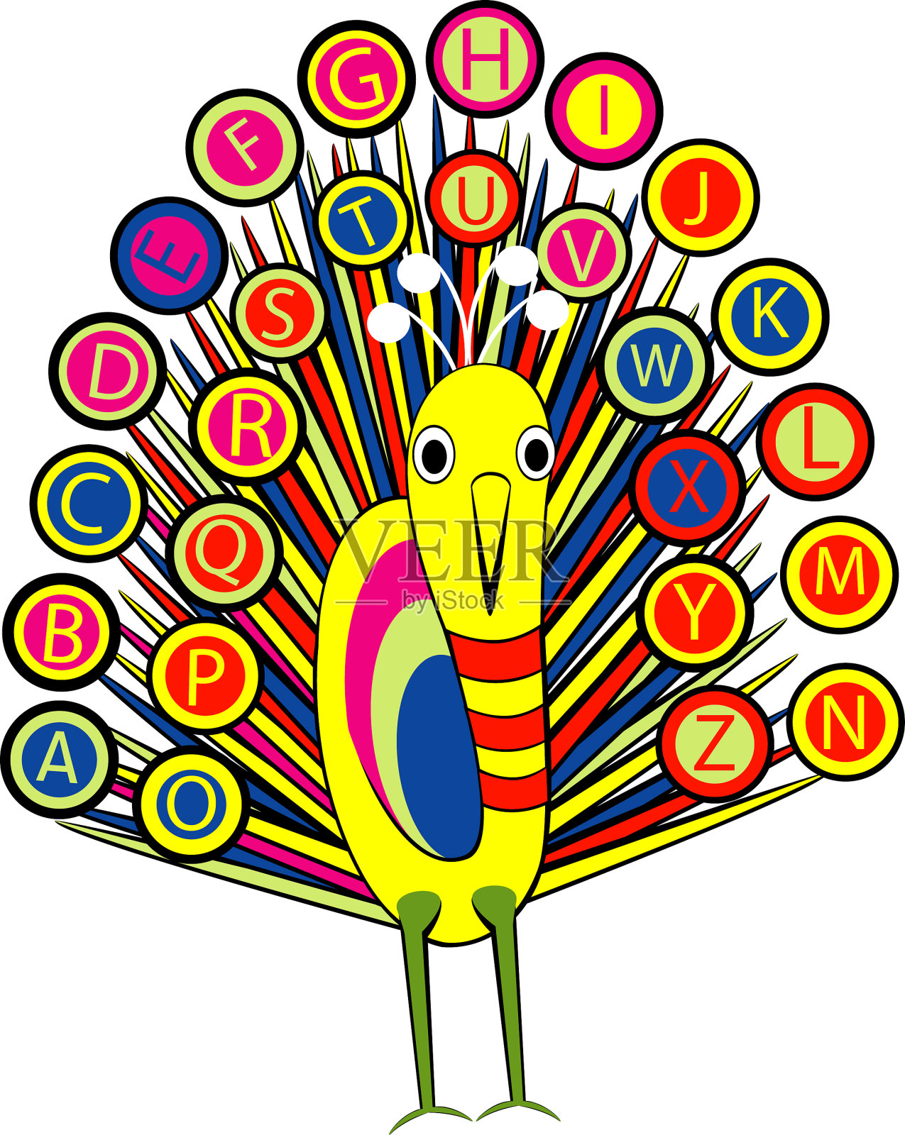 字母,插画图片素材