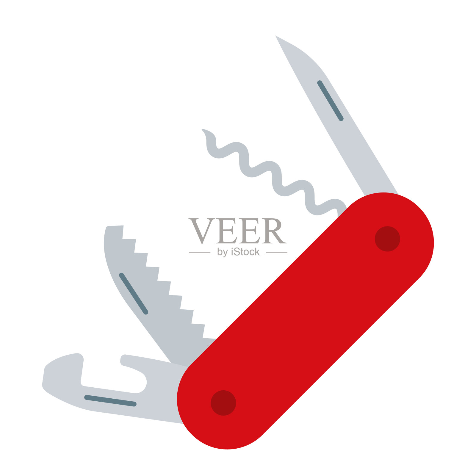 在透明背景上的铅笔刀图标插画图片素材