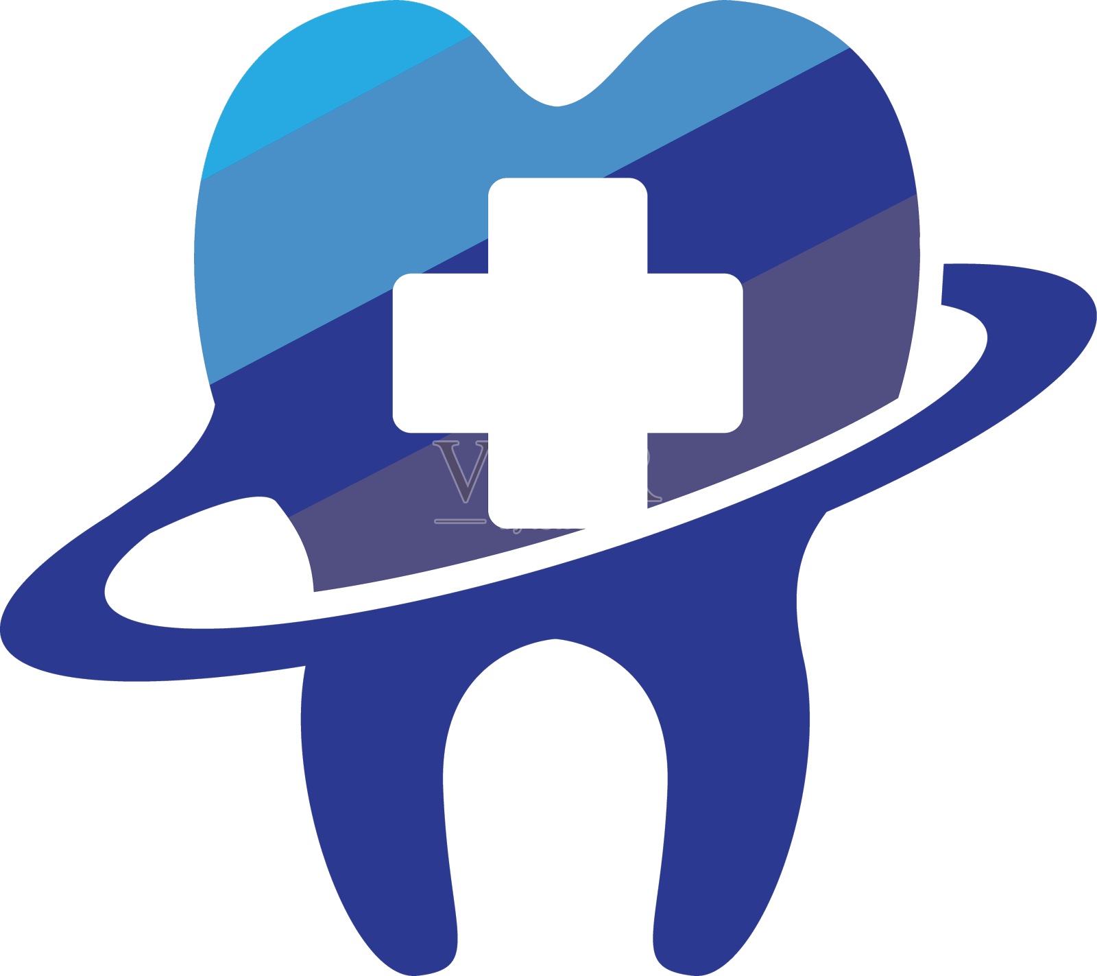 加上牙科护理标志设计简单的诊所设计元素图片