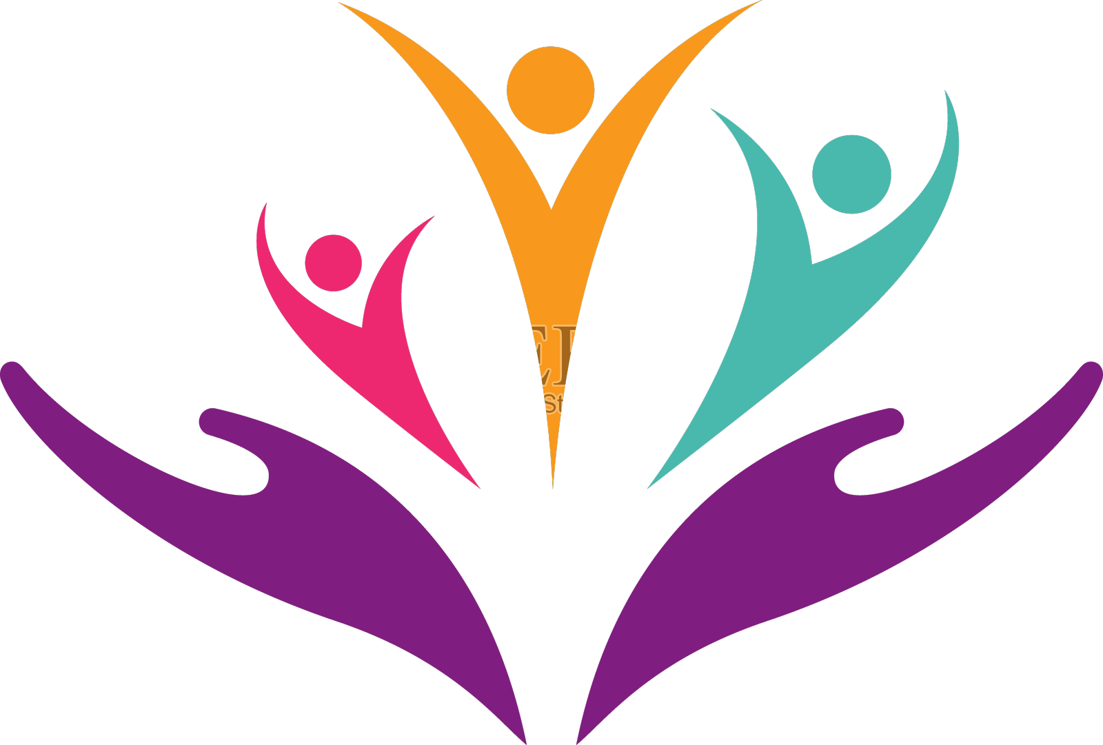 家庭护理logo模板设计元素图片