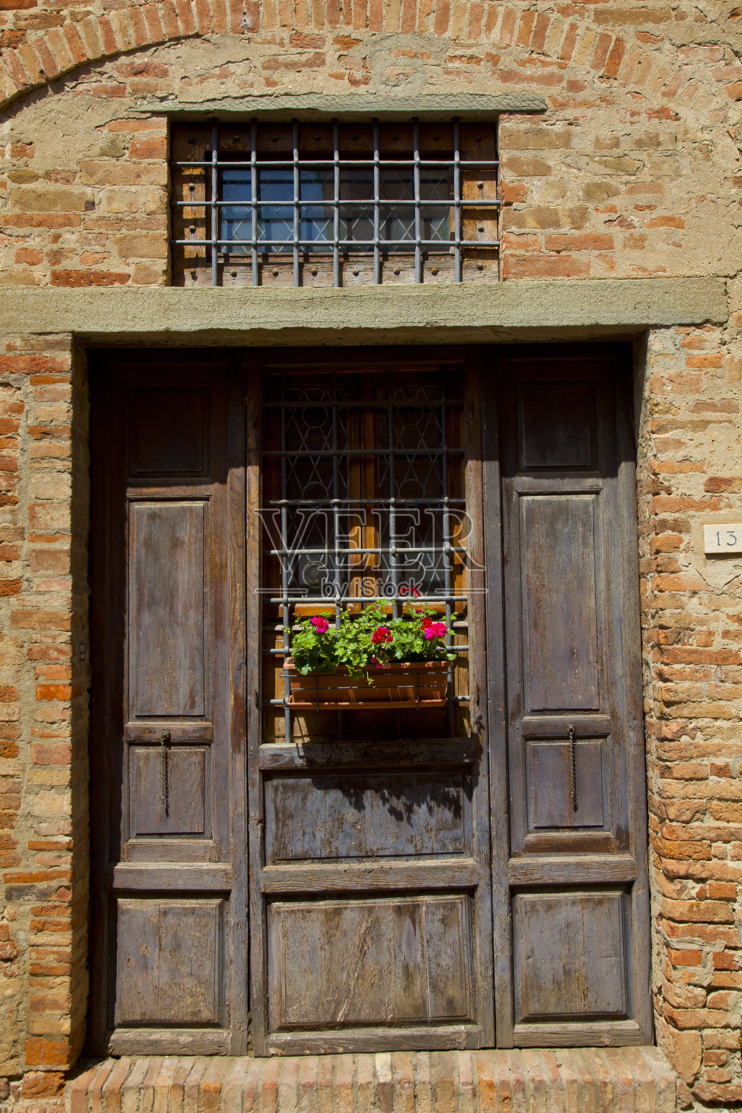Certaldo, Val d'Elsa,托斯卡纳,锡耶纳。中世纪照片摄影图片
