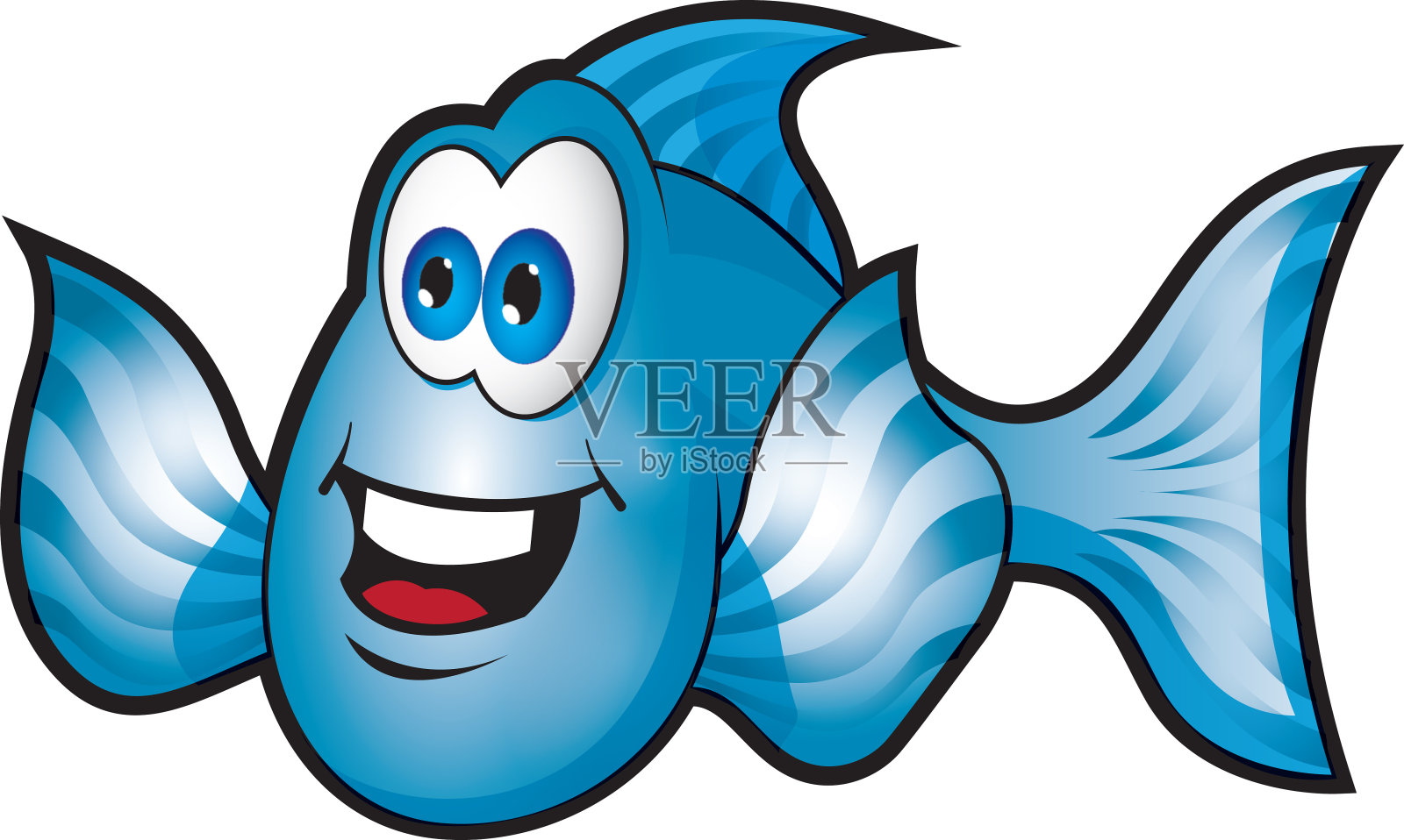 卡通鱼插画图片素材