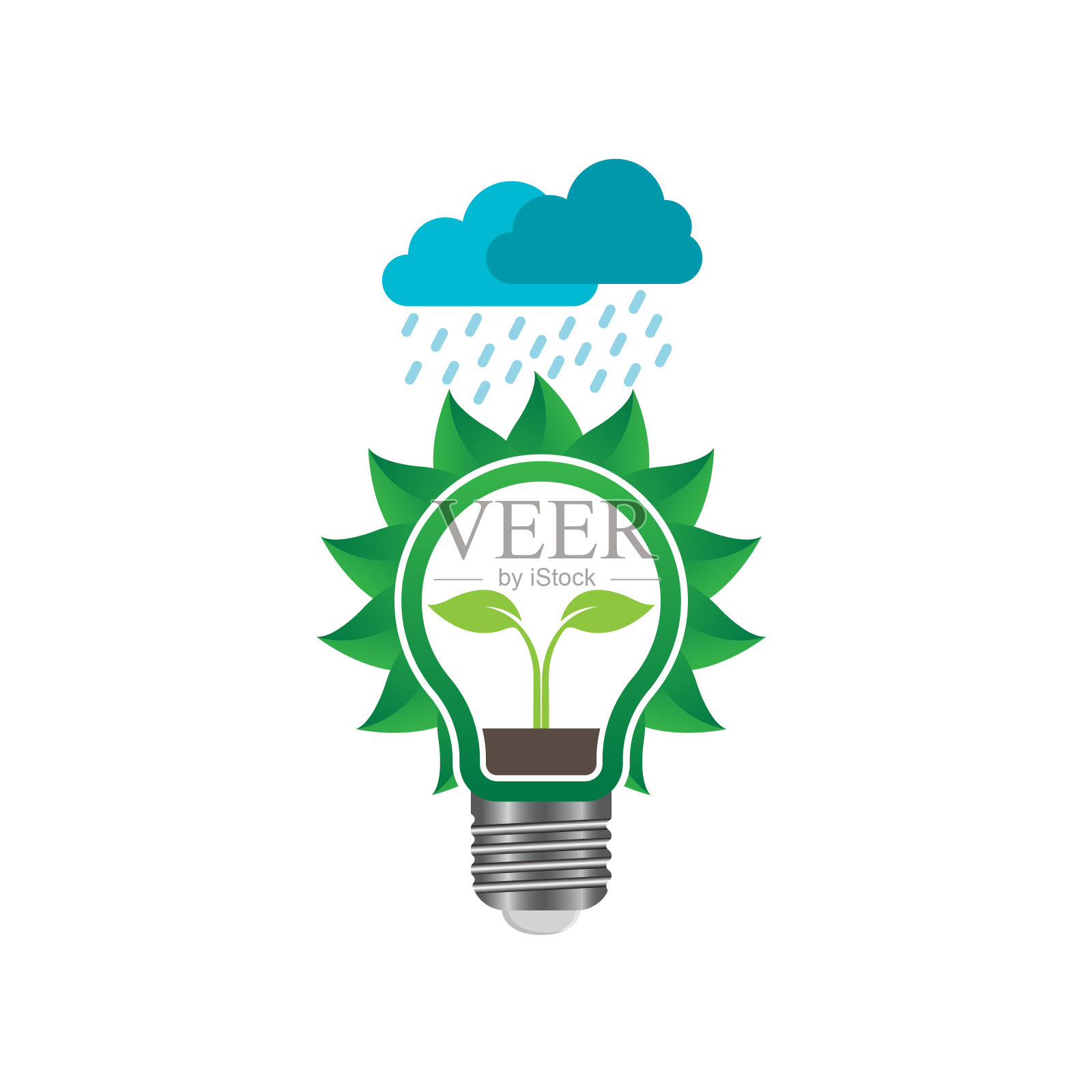 生态理念插画图片素材