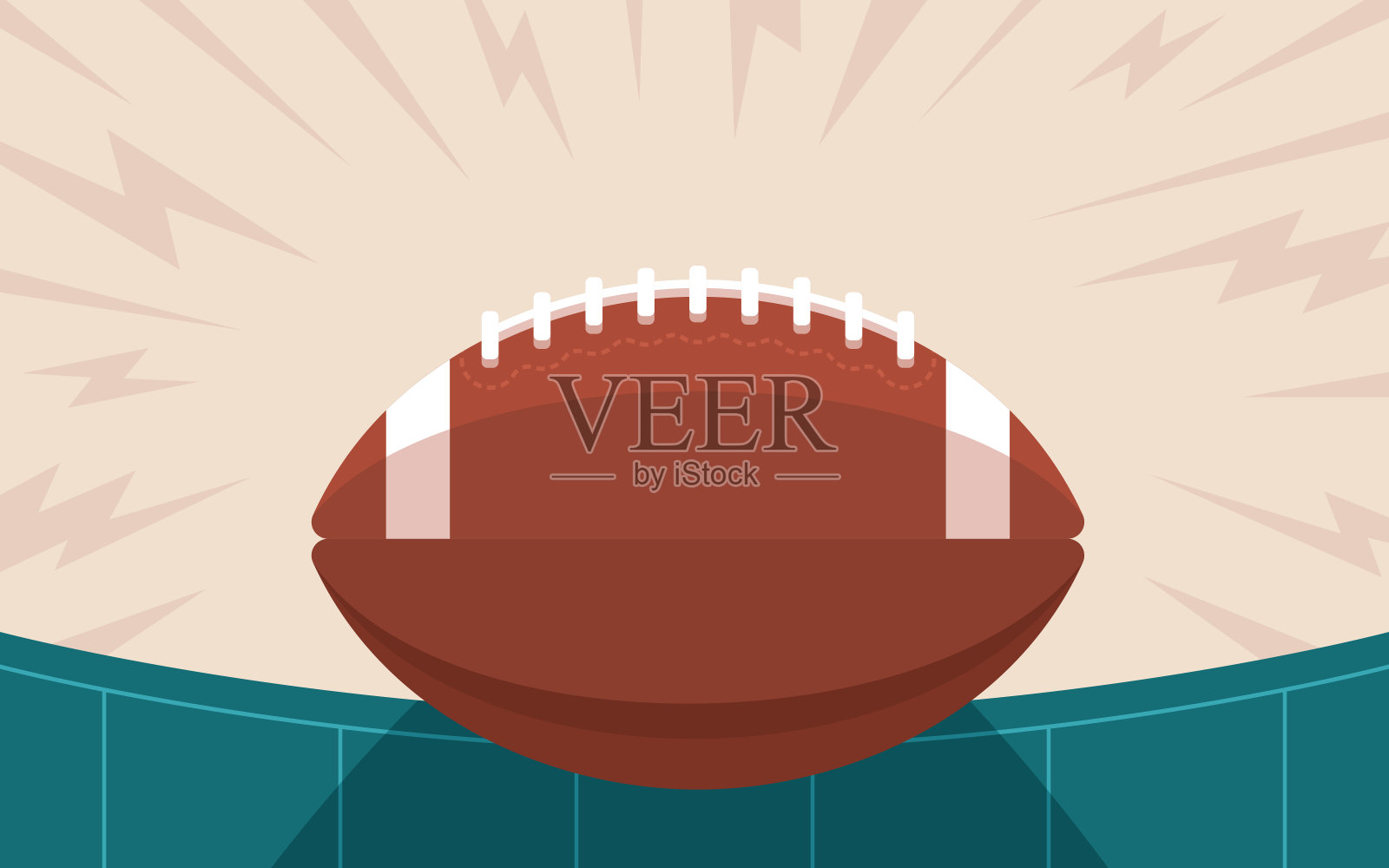 足球场背景插画图片素材