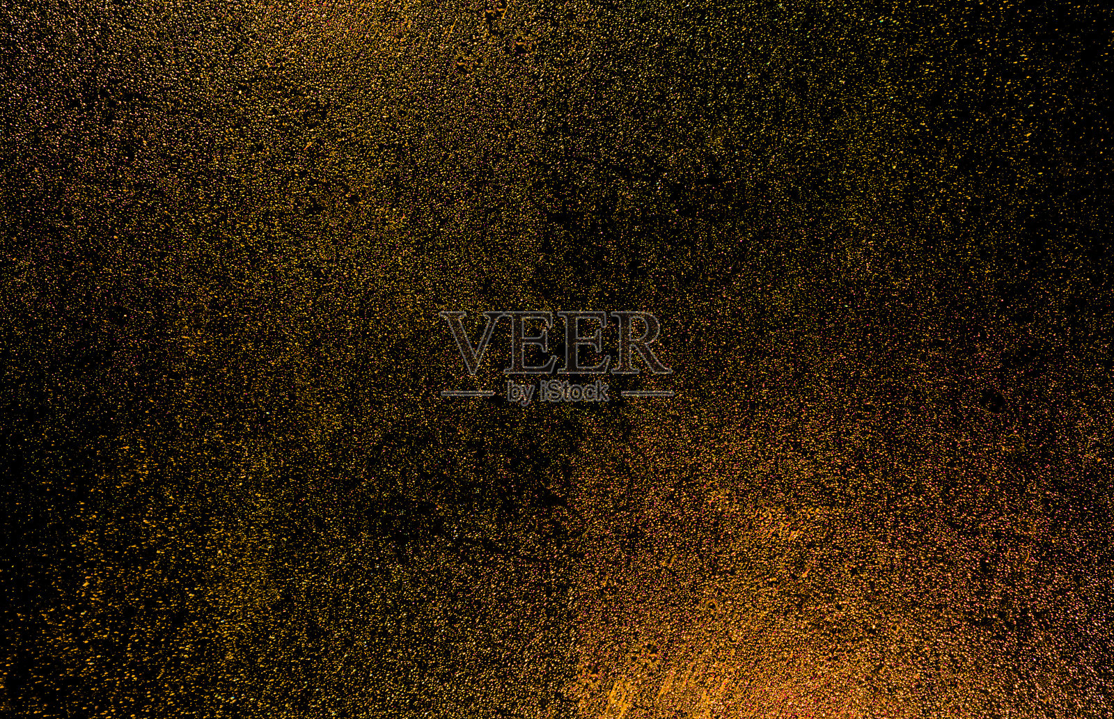 黑色,暗橙色,红棕色,闪亮的抽象背景与空间。闪烁发光的星星效果。比如外太空,夜空,宇宙。生锈,表面粗糙,有纹路。照片摄影图片