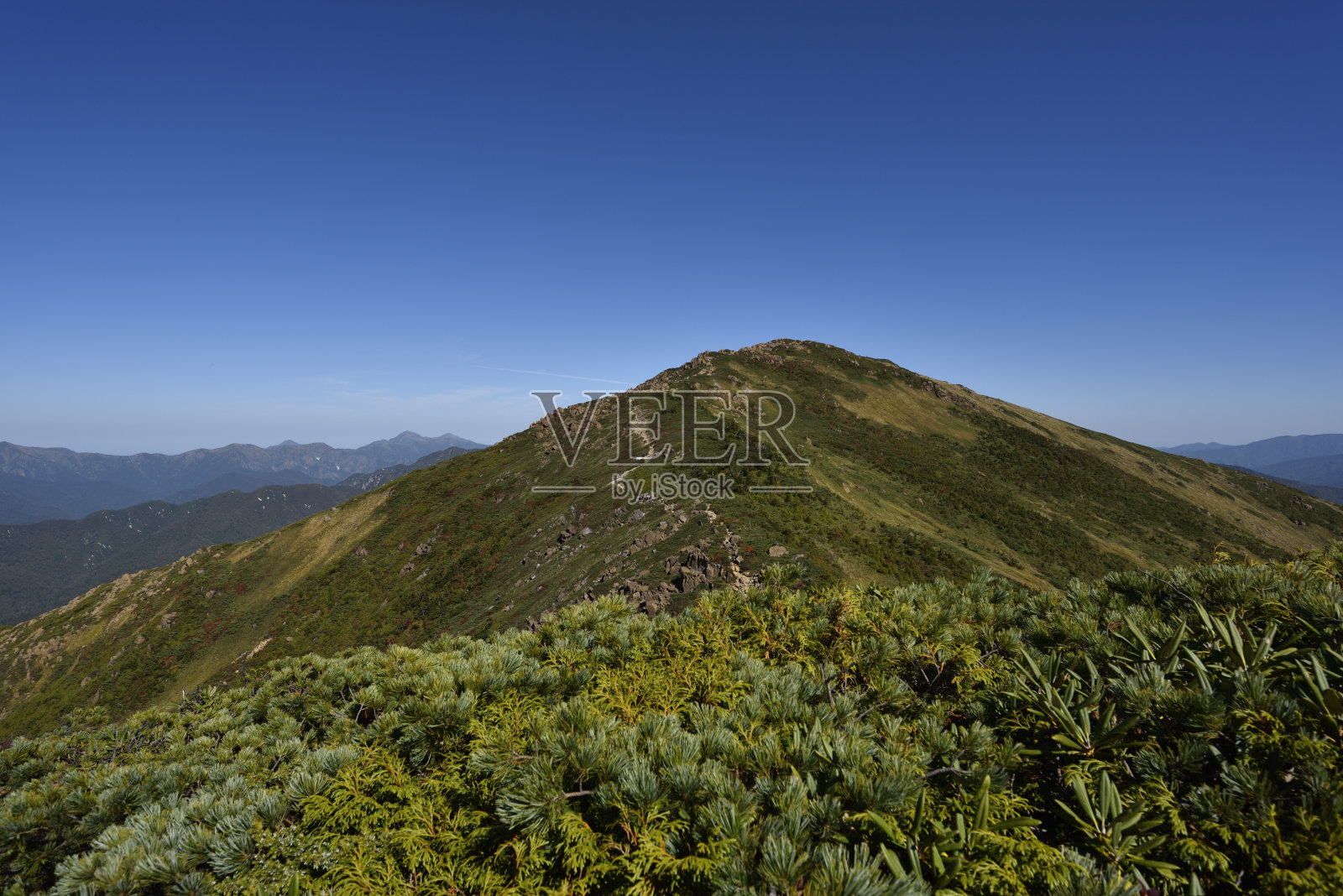 日本群马县尾泽Shibutsu山照片摄影图片