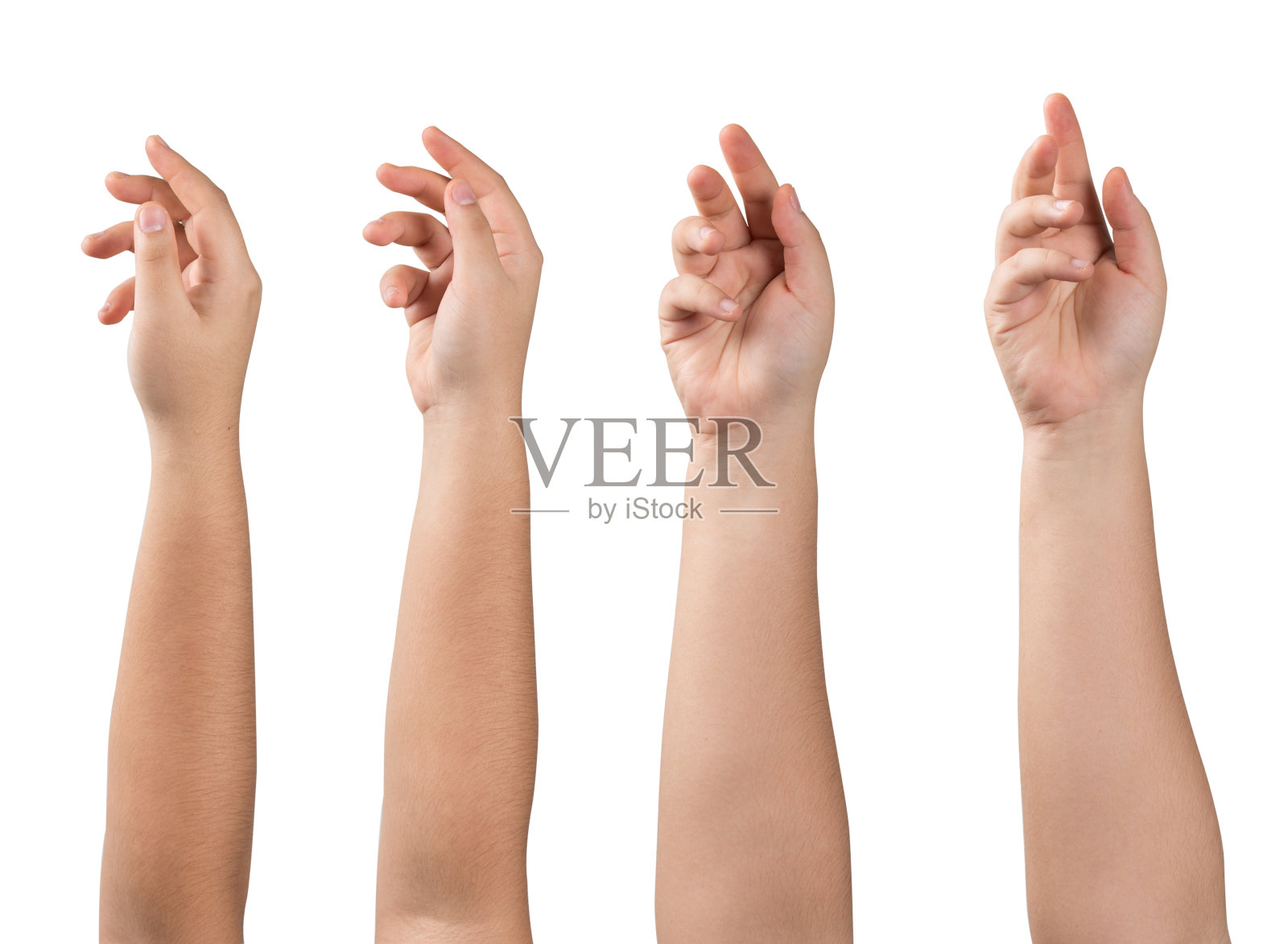 一套丰满的手和胳膊照片摄影图片